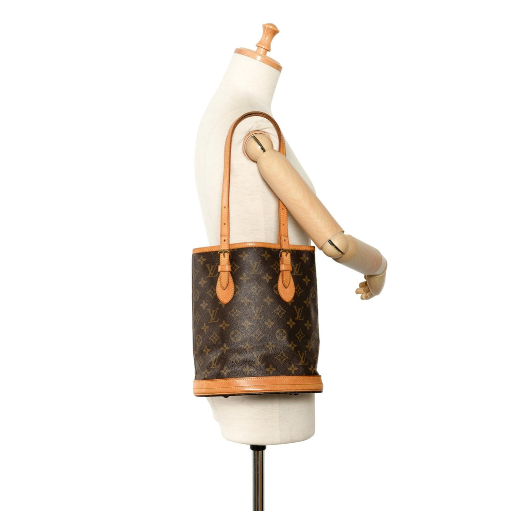 Louis Vuitton Monogram Petit Bucket (SHG-CAZG4B)