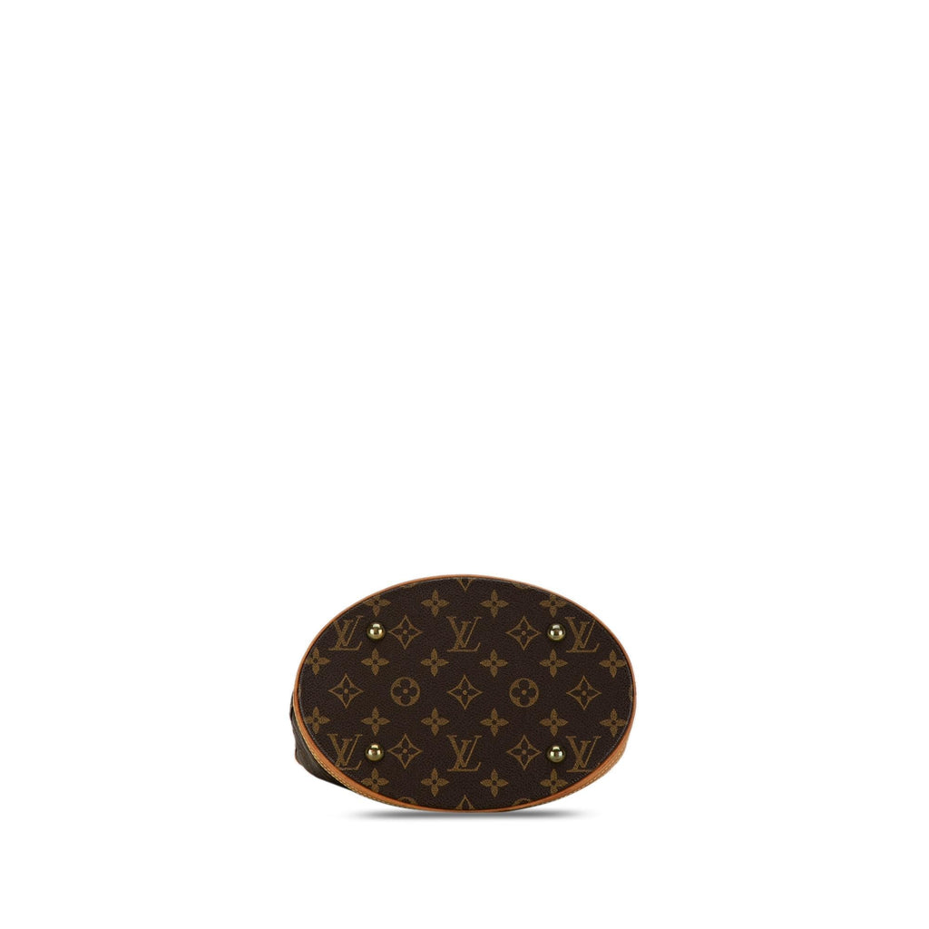 Louis Vuitton Monogram Petit Bucket (SHG-wNbkas)