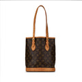 Louis Vuitton Monogram Petit Bucket (SHG-wNbkas)