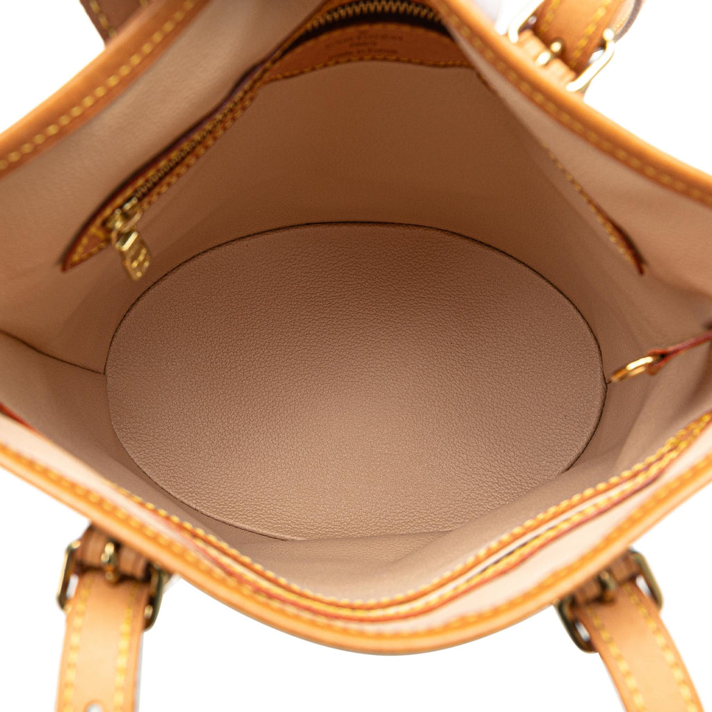 Louis Vuitton Monogram Petit Bucket (SHG-wNbkas)