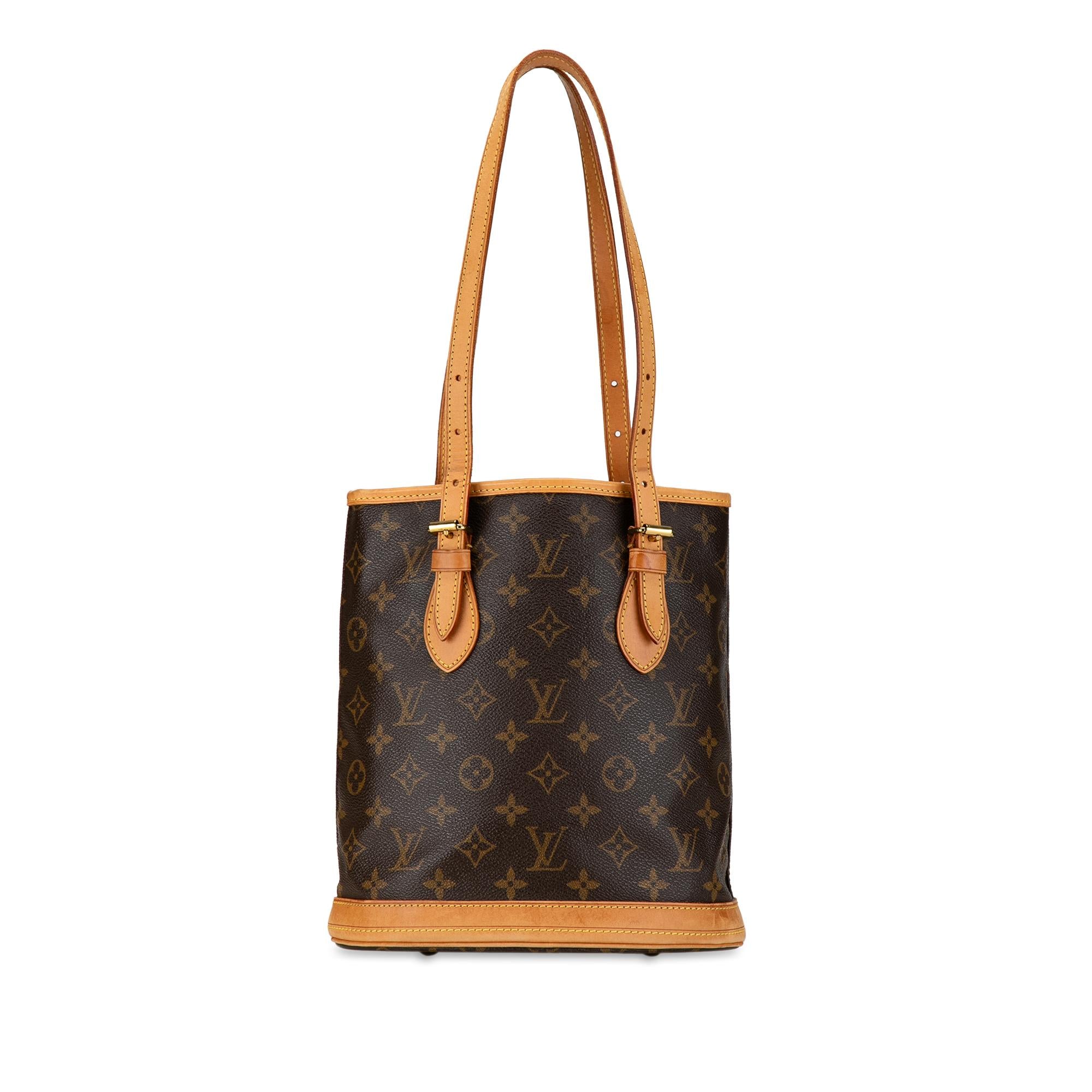 Louis Vuitton Monogram Petit Bucket (SHG-qOvBFo)