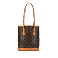 Louis Vuitton Monogram Petit Bucket (SHG-ijkvYu)