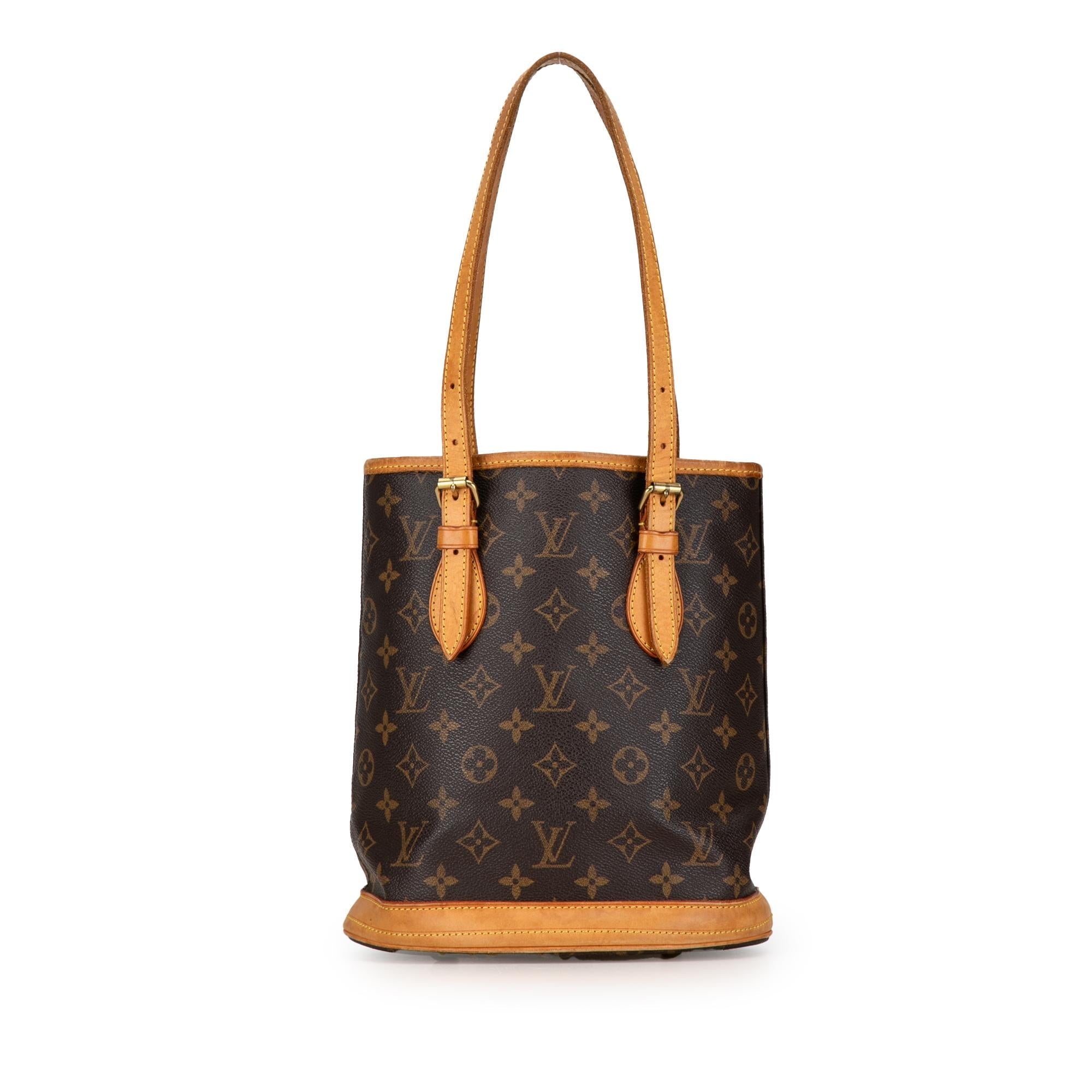 Louis Vuitton Monogram Petit Bucket (SHG-uJIo6X)