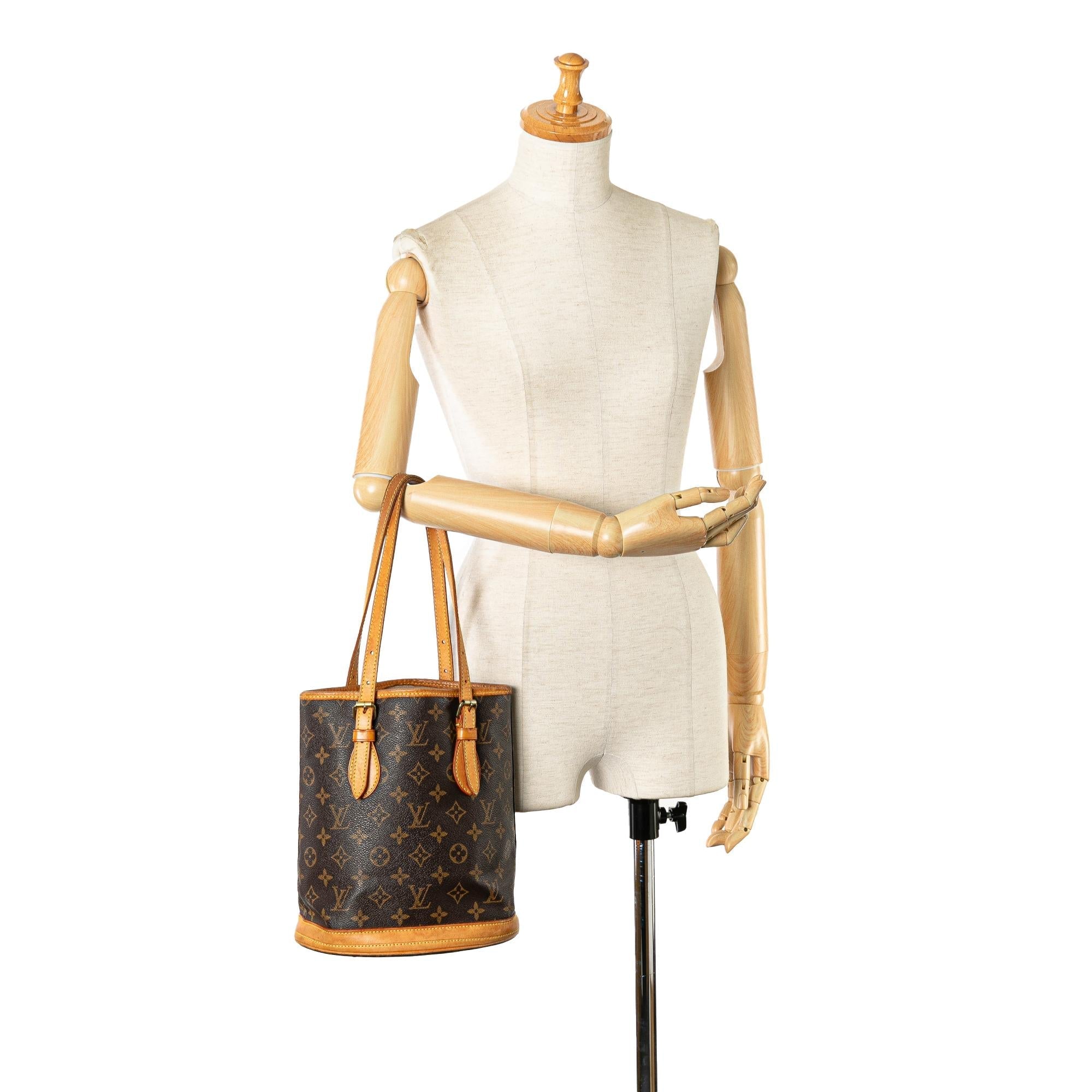 Louis Vuitton Monogram Petit Bucket (SHG-uJIo6X)