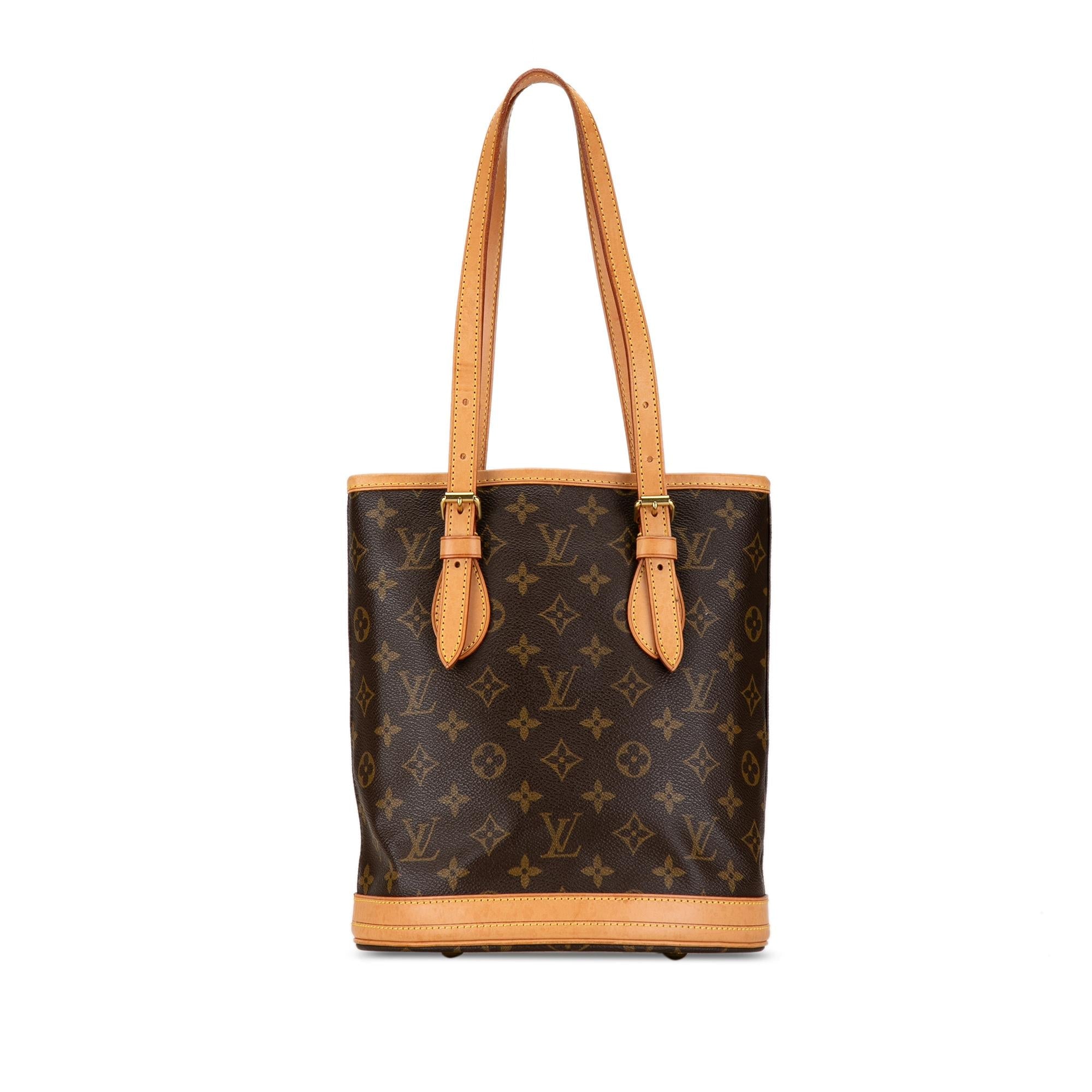 Louis Vuitton Monogram Petit Bucket (SHG-QJIMcN)