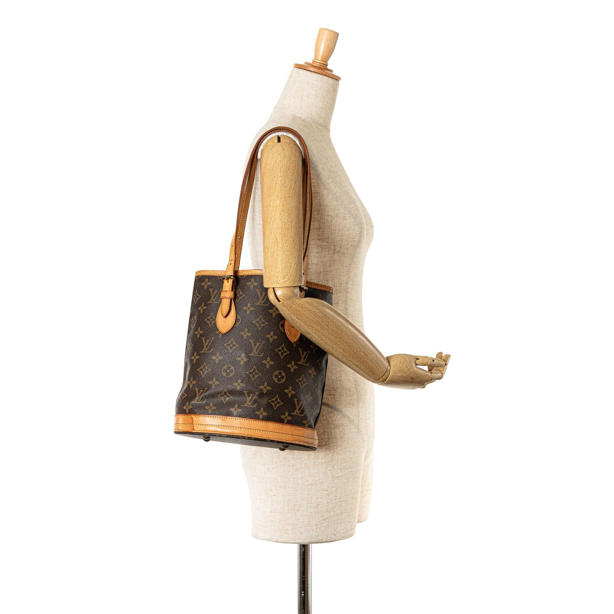 Louis Vuitton Monogram Petit Bucket (SHG-ePl7KN)