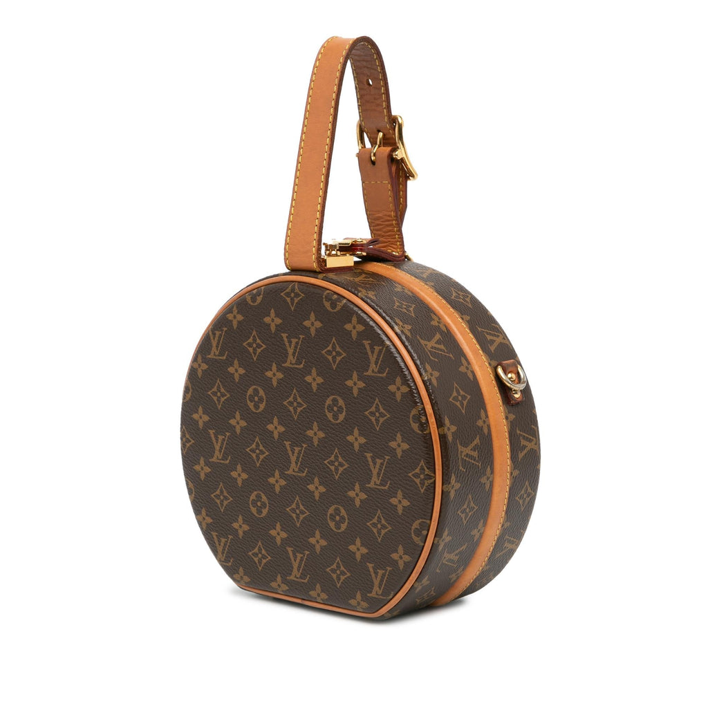 Louis Vuitton Monogram Petite Boite Chapeau (SHG-OphNuW)