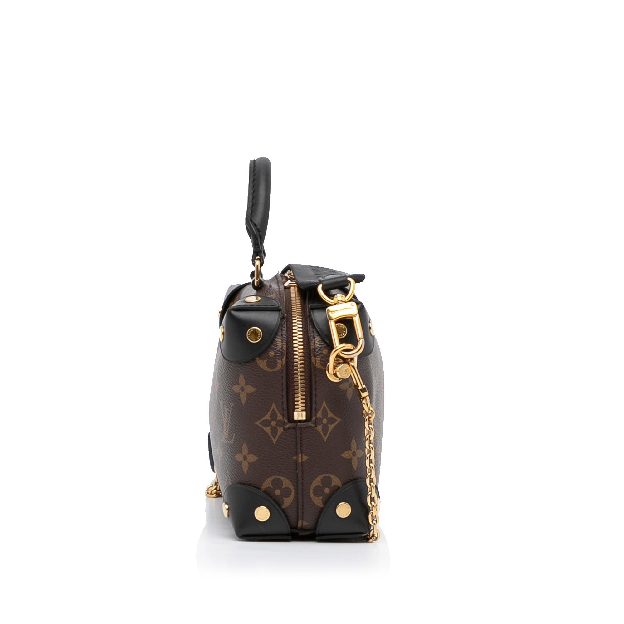 Louis Vuitton Monogram Petite Malle Souple (SHG-SGA0VN)