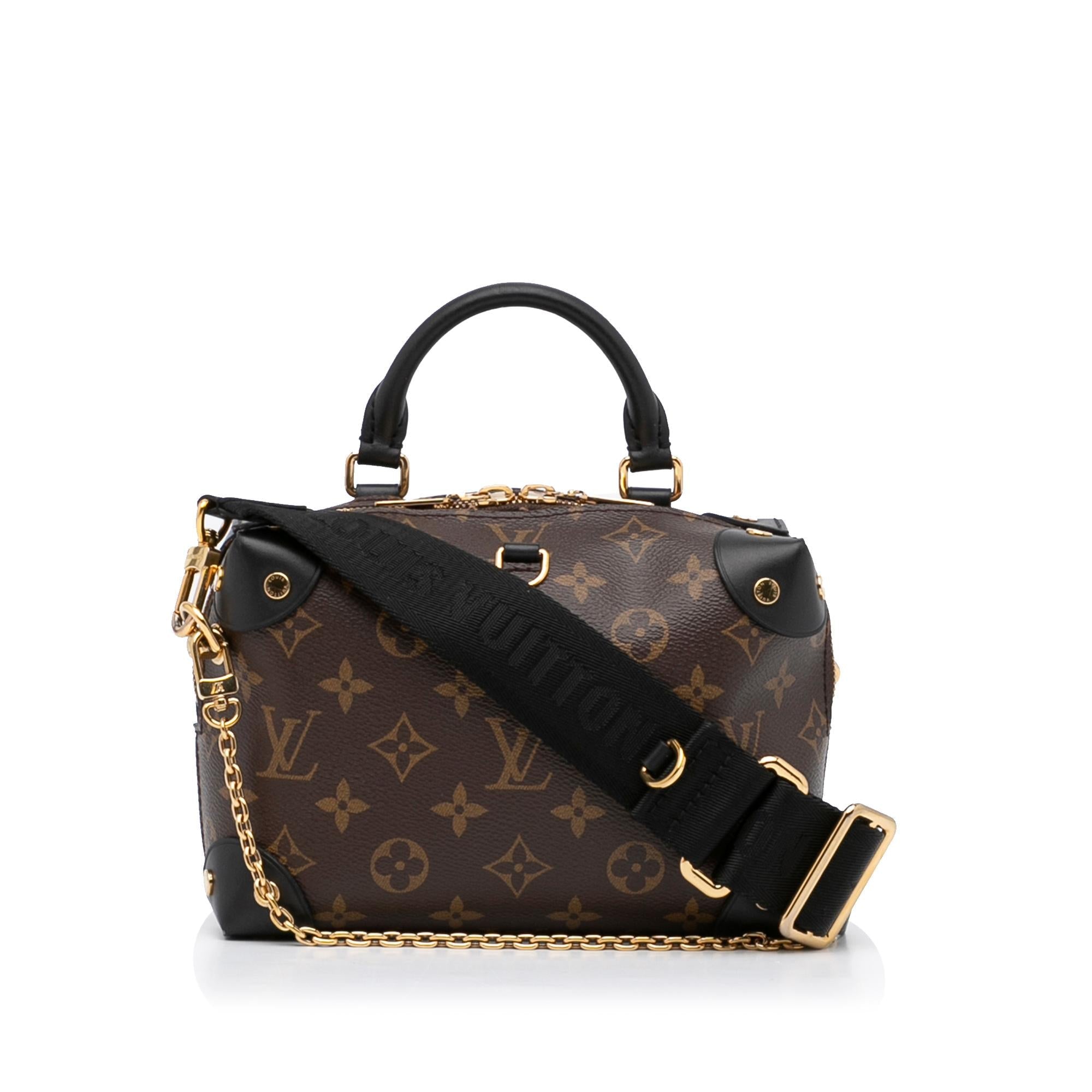 Louis Vuitton Monogram Petite Malle Souple (SHG-SGA0VN)
