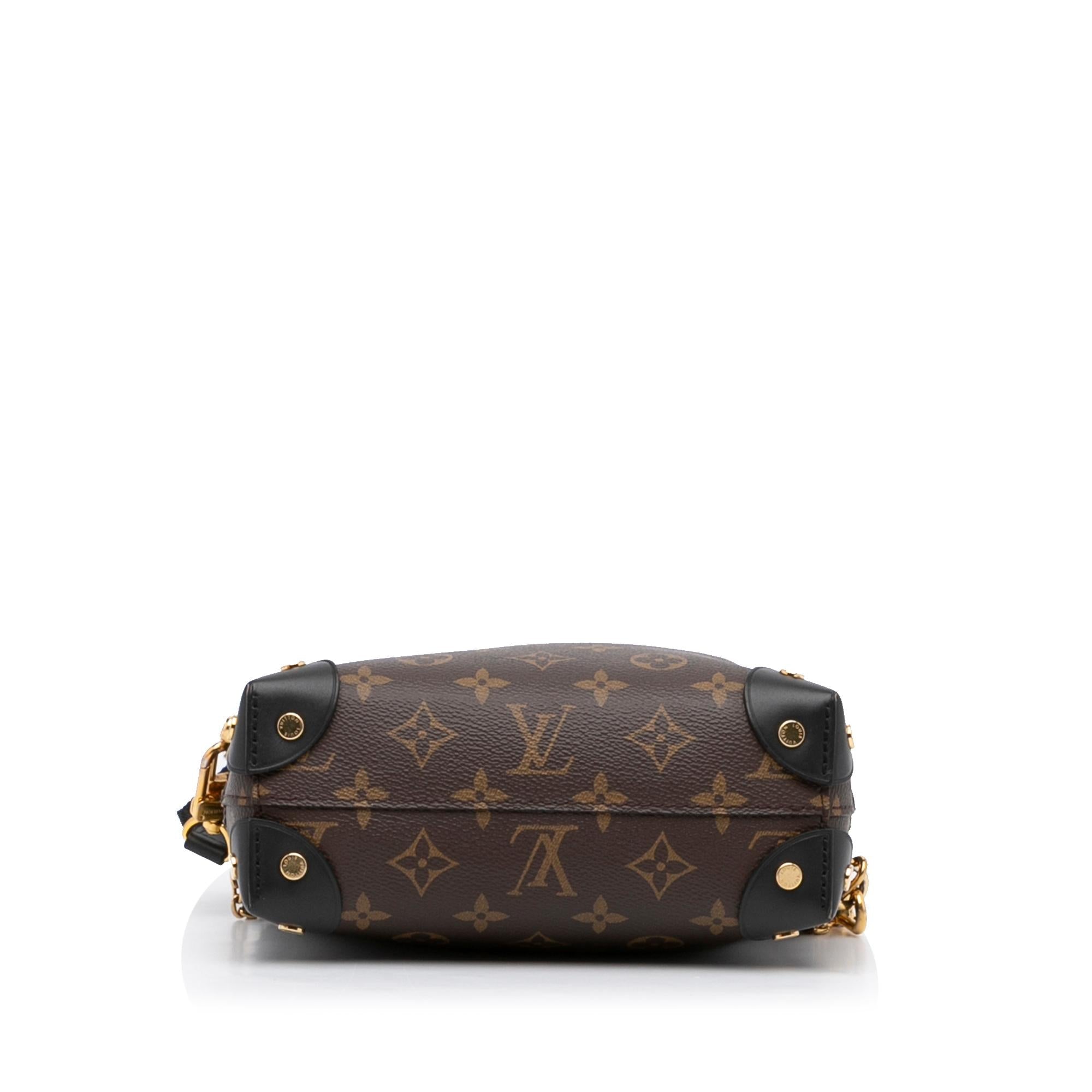 Louis Vuitton Monogram Petite Malle Souple (SHG-SGA0VN)