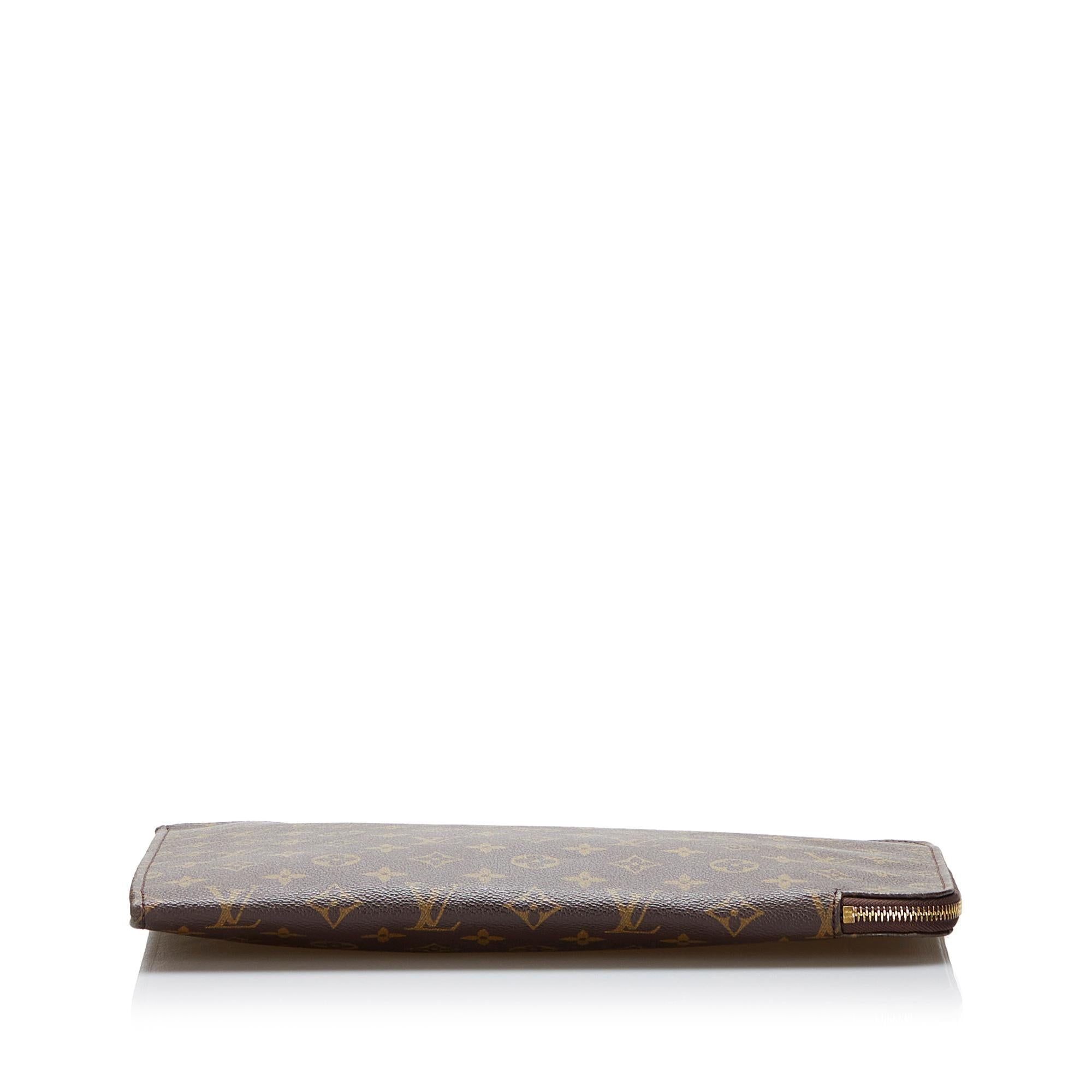 Louis Vuitton Monogram Poche-Documents Portfolio 30 (SHG-3Lxznw)