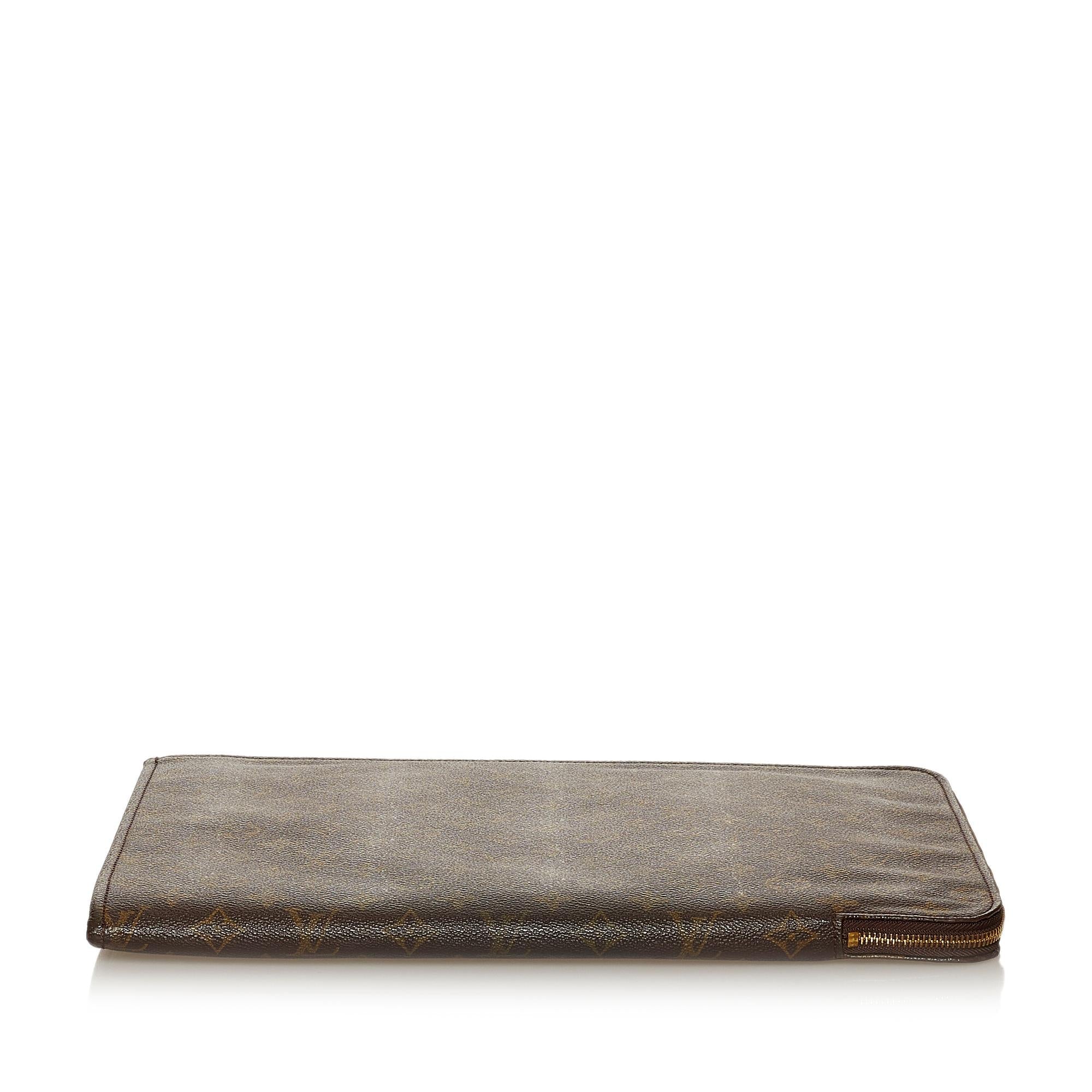 Louis Vuitton Monogram Poche Documents Portfolio (SHG-28622)