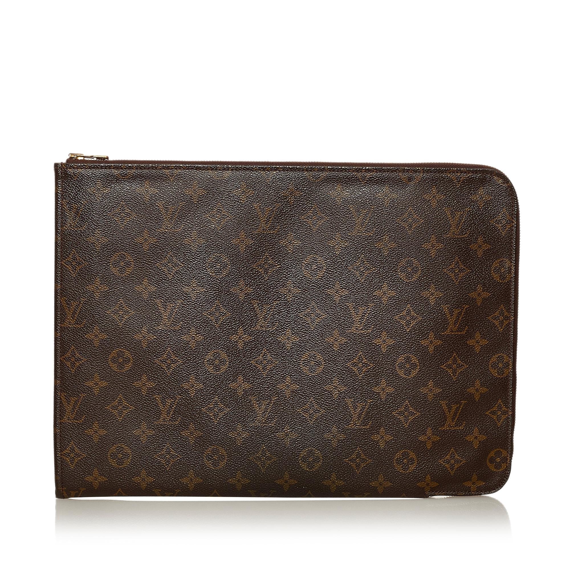 Louis Vuitton Monogram Poche Documents Portfolio (SHG-28622)