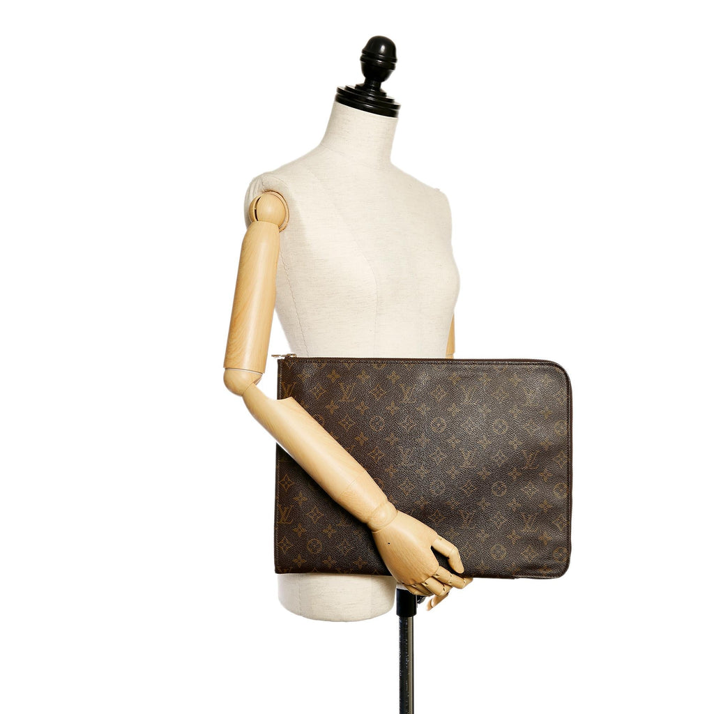 Louis Vuitton Monogram Poche Documents Portfolio (SHG-28622)