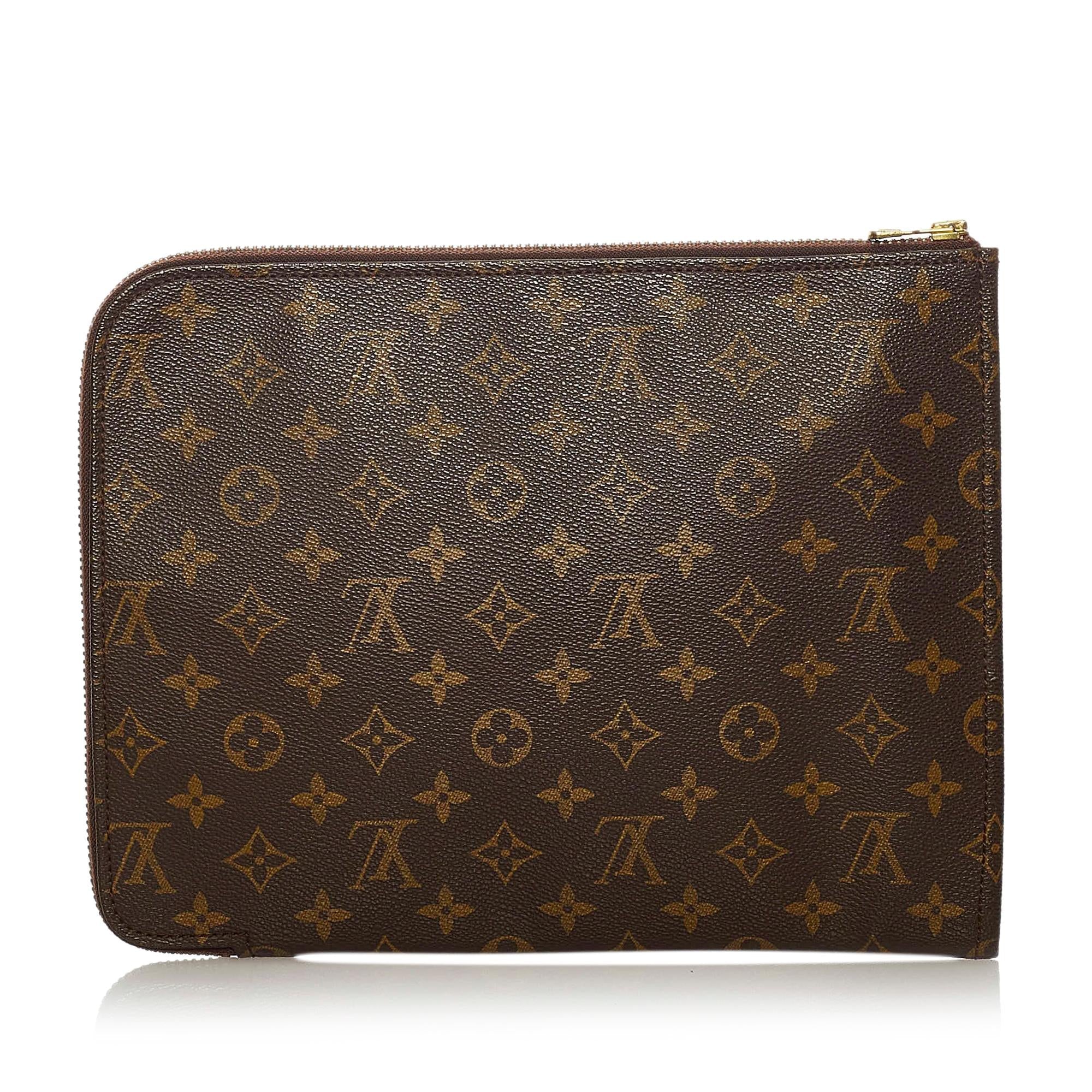 Louis Vuitton Monogram Poche Documents Portfolio (SHG-28982)