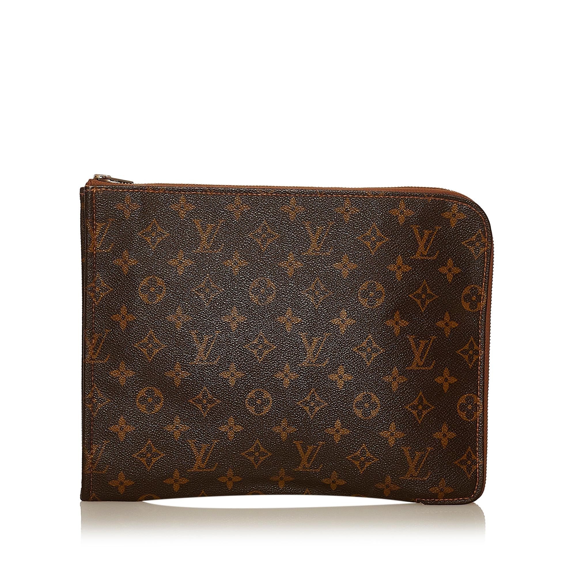 Louis Vuitton Monogram Poche Documents Portfolio (SHG-29565)