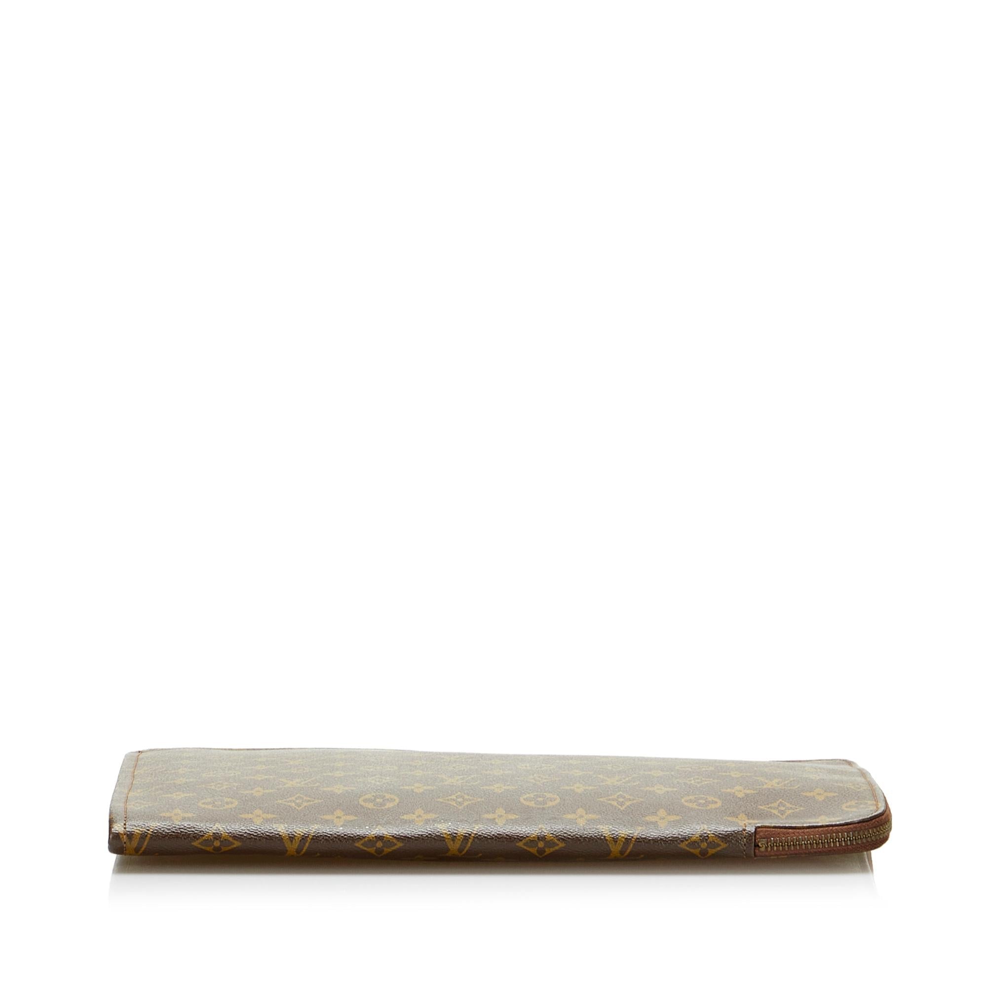 Louis Vuitton Monogram Poche Documents Portfolio (SHG-75tMK5)