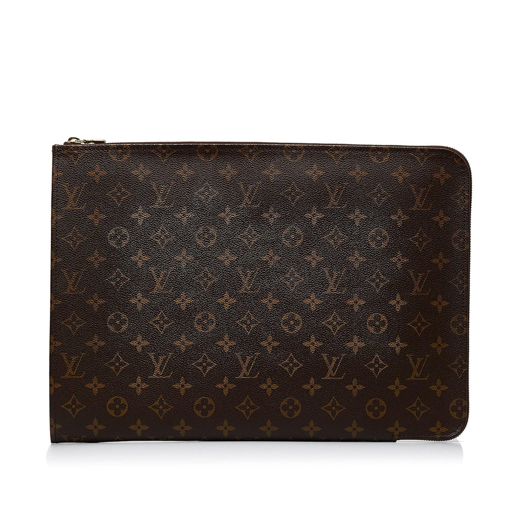 Louis Vuitton Monogram Poche Documents Portfolio (SHG-X9pApM)