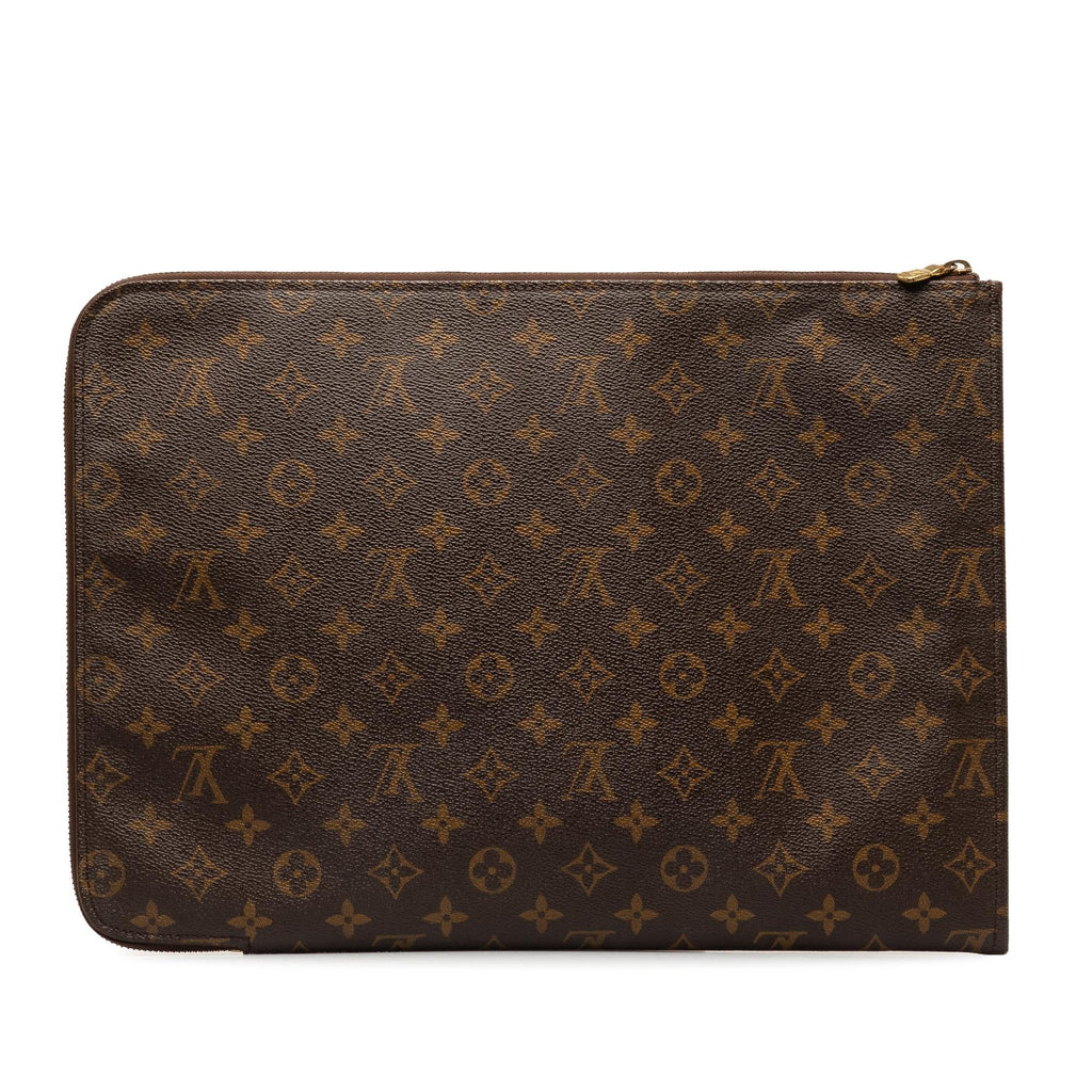 Louis Vuitton Monogram Poche Documents Portfolio (SHG-XojJPp)