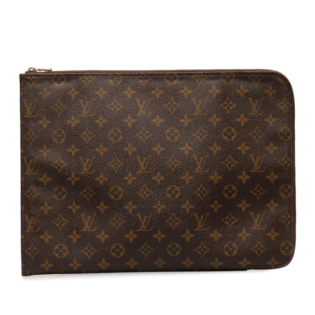 Louis Vuitton Monogram Poche Documents Portfolio (SHG-XojJPp)