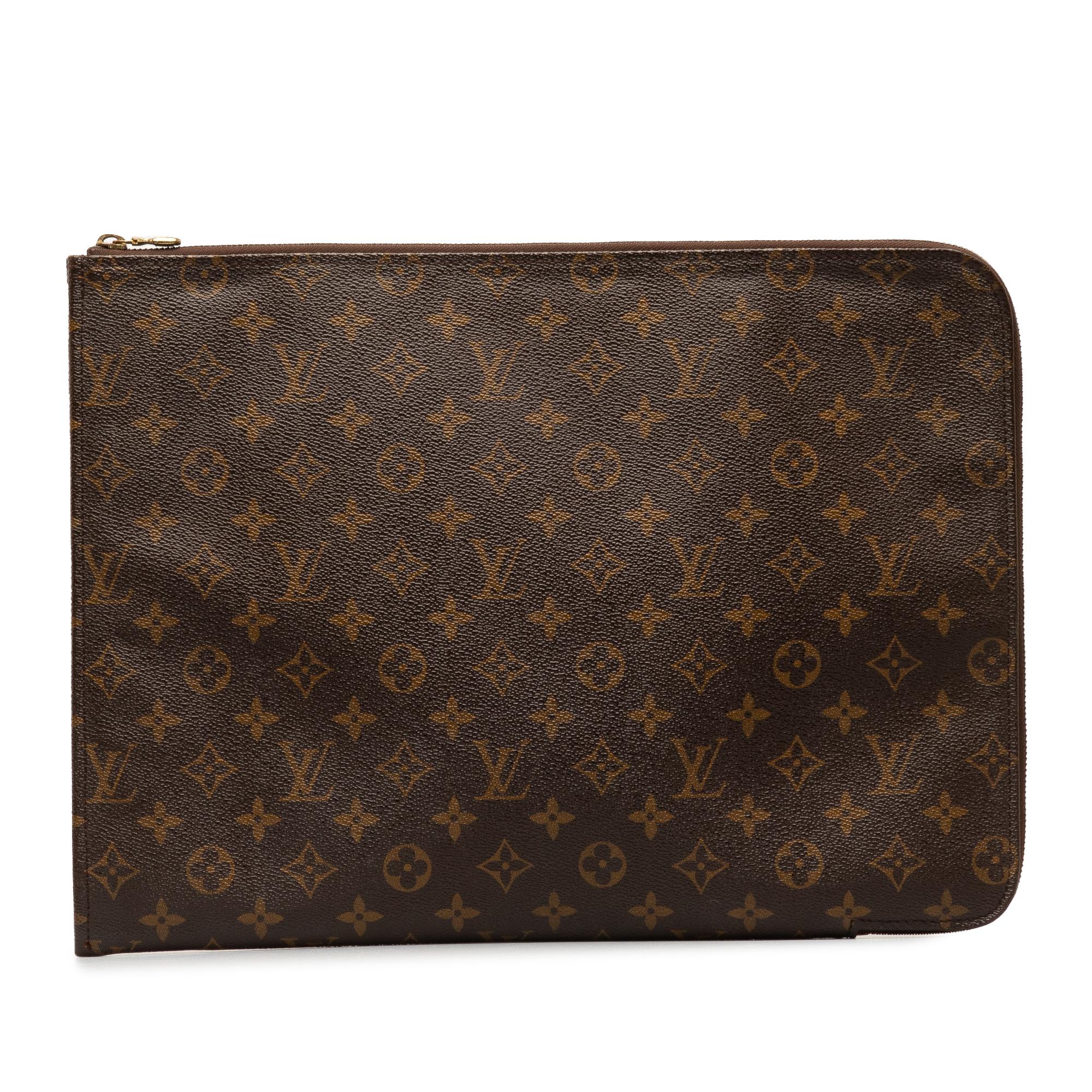 Louis Vuitton Monogram Poche Documents Portfolio (SHG-XojJPp)