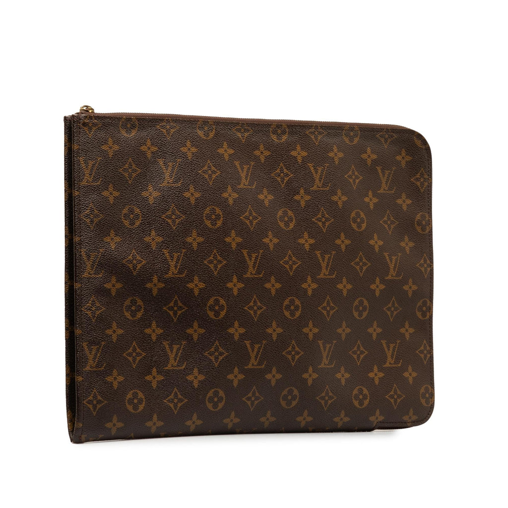Louis Vuitton Monogram Poche Documents Portfolio (SHG-XojJPp)