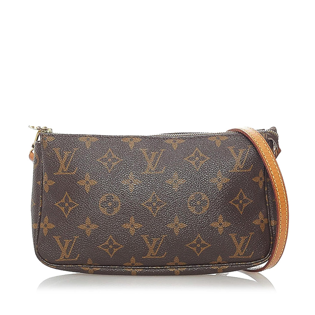 Louis Vuitton Monogram Pochette Accessoires Long Strap (SHG-31486)
