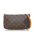 Louis Vuitton Monogram Pochette Accessoires Long Strap (SHG-31486)