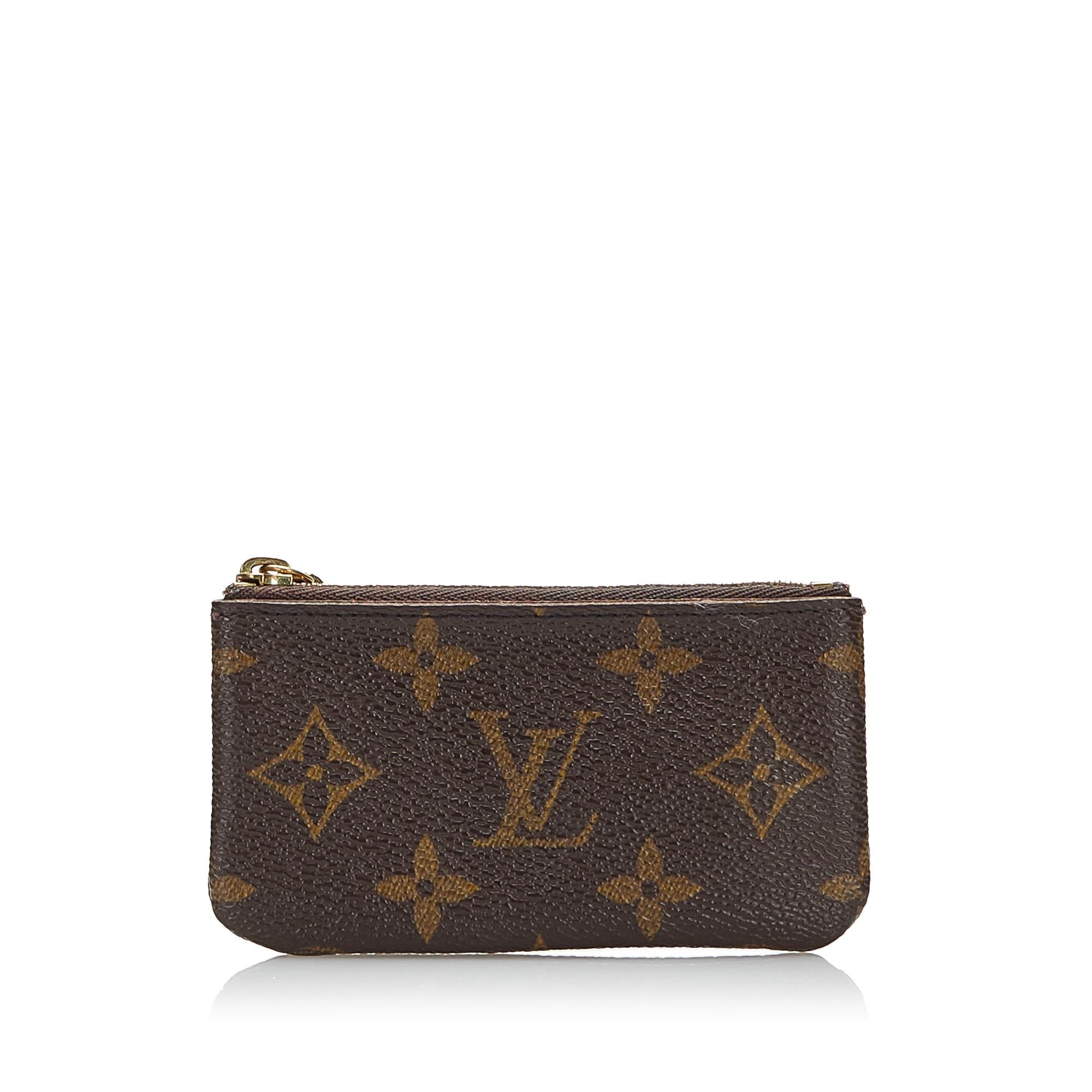Louis Vuitton Monogram Pochette Cles (SHG-37544)