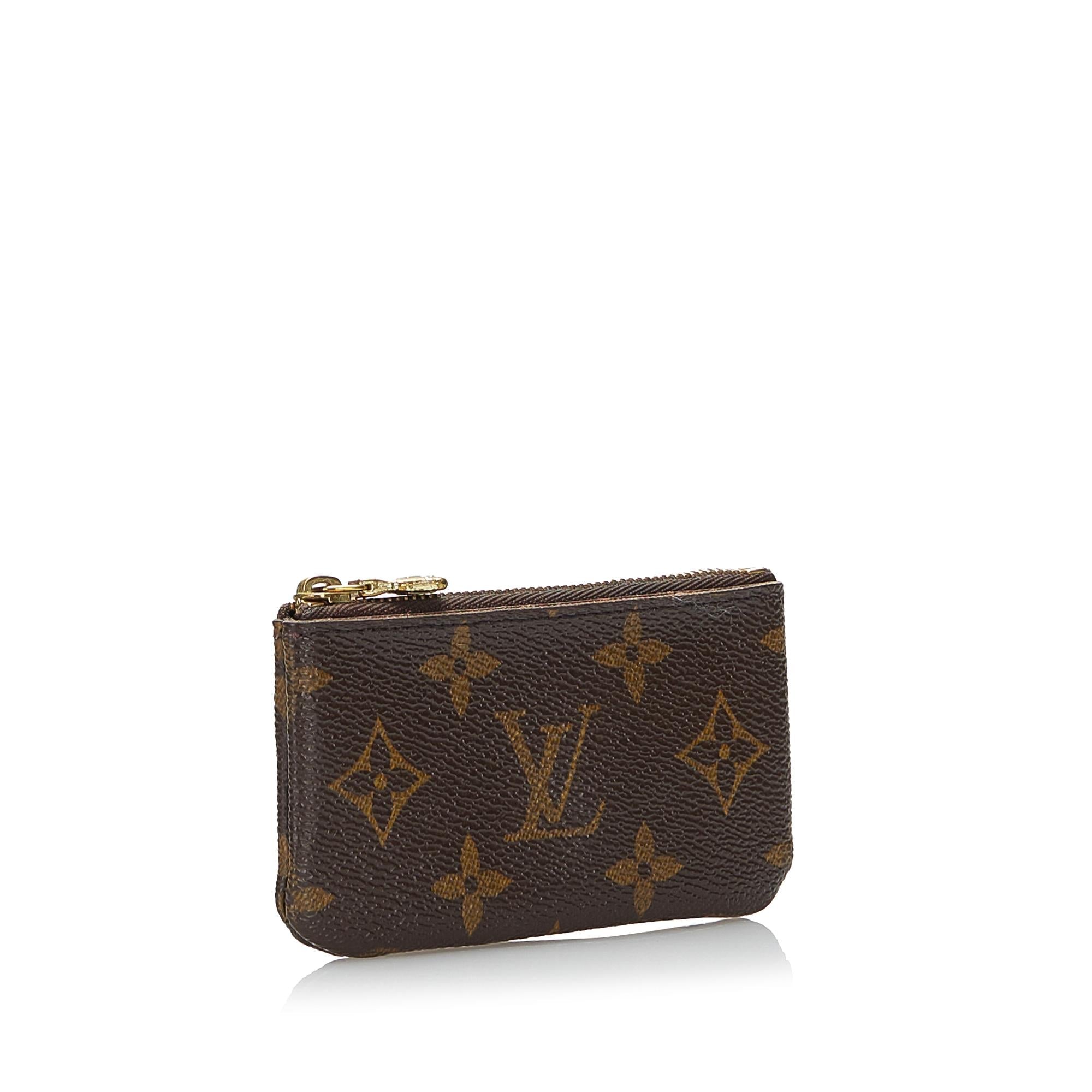 Louis Vuitton Monogram Pochette Cles (SHG-37544)