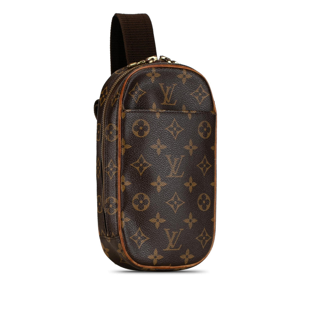 Louis Vuitton Monogram Pochette Gange (SHG-U2pE3R)
