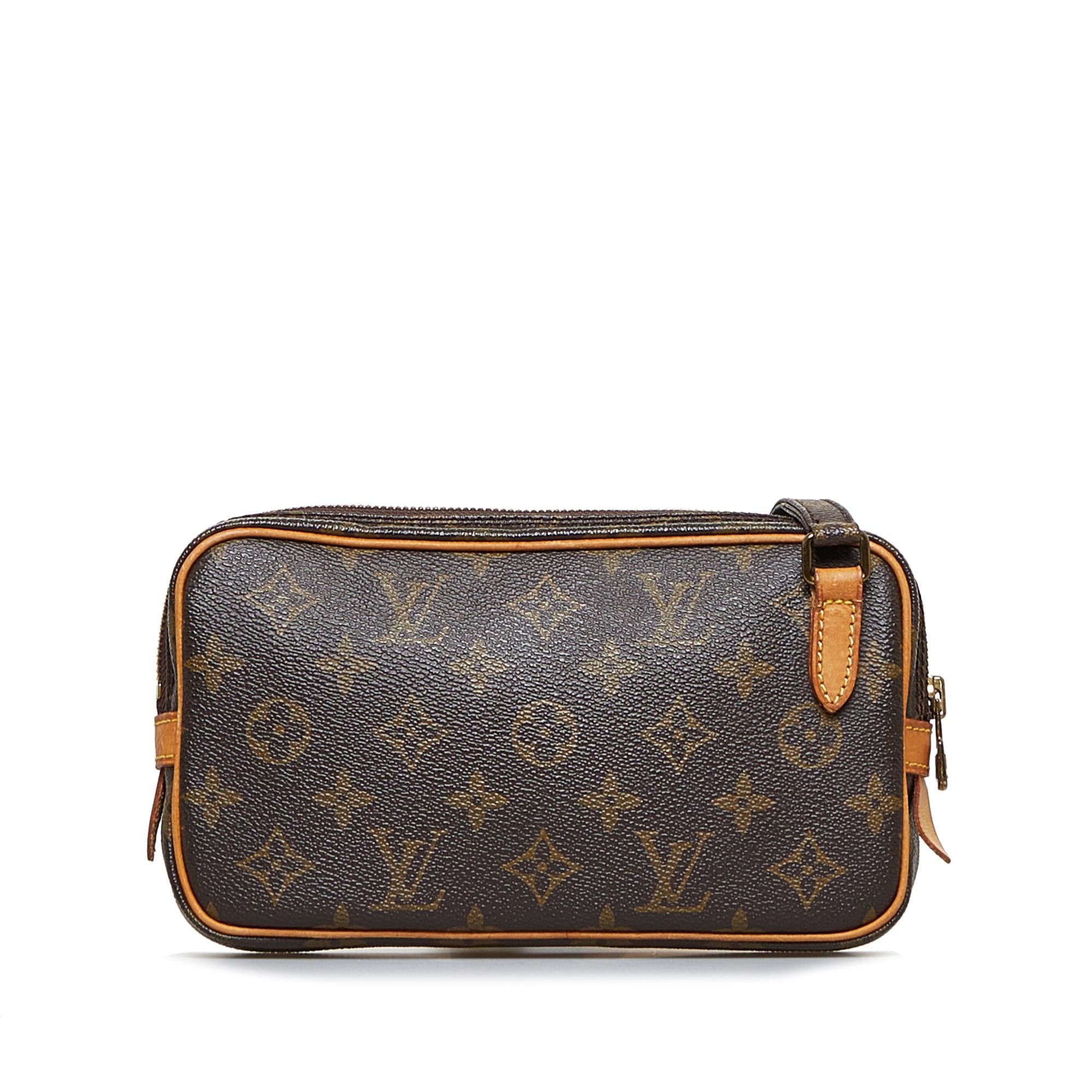 Louis Vuitton Monogram Pochette Marly Bandouliere (SHG-zkEFpR)