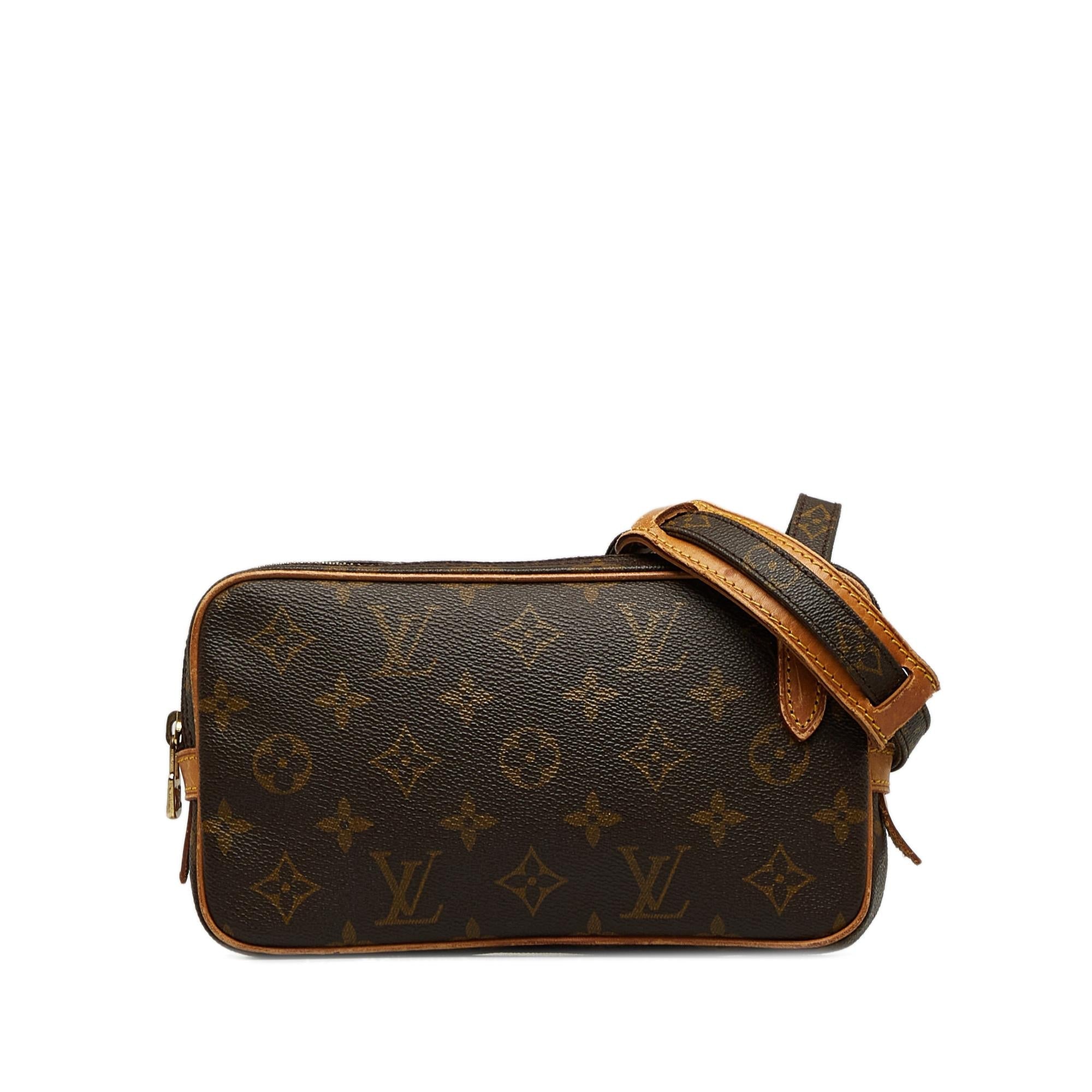 Louis Vuitton Monogram Pochette Marly Bandouliere (SHG-2PYdoK)
