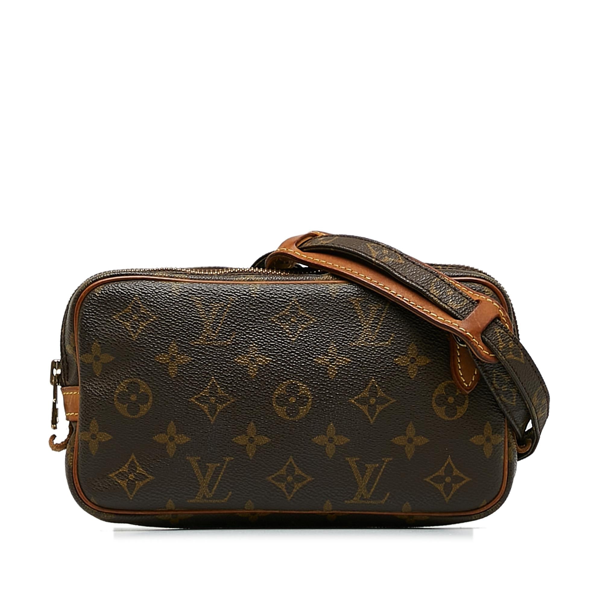 Louis Vuitton Monogram Pochette Marly Bandouliere (SHG-F4V91h)