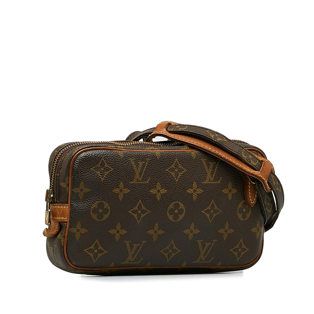Louis Vuitton Monogram Pochette Marly Bandouliere (SHG-F4V91h)