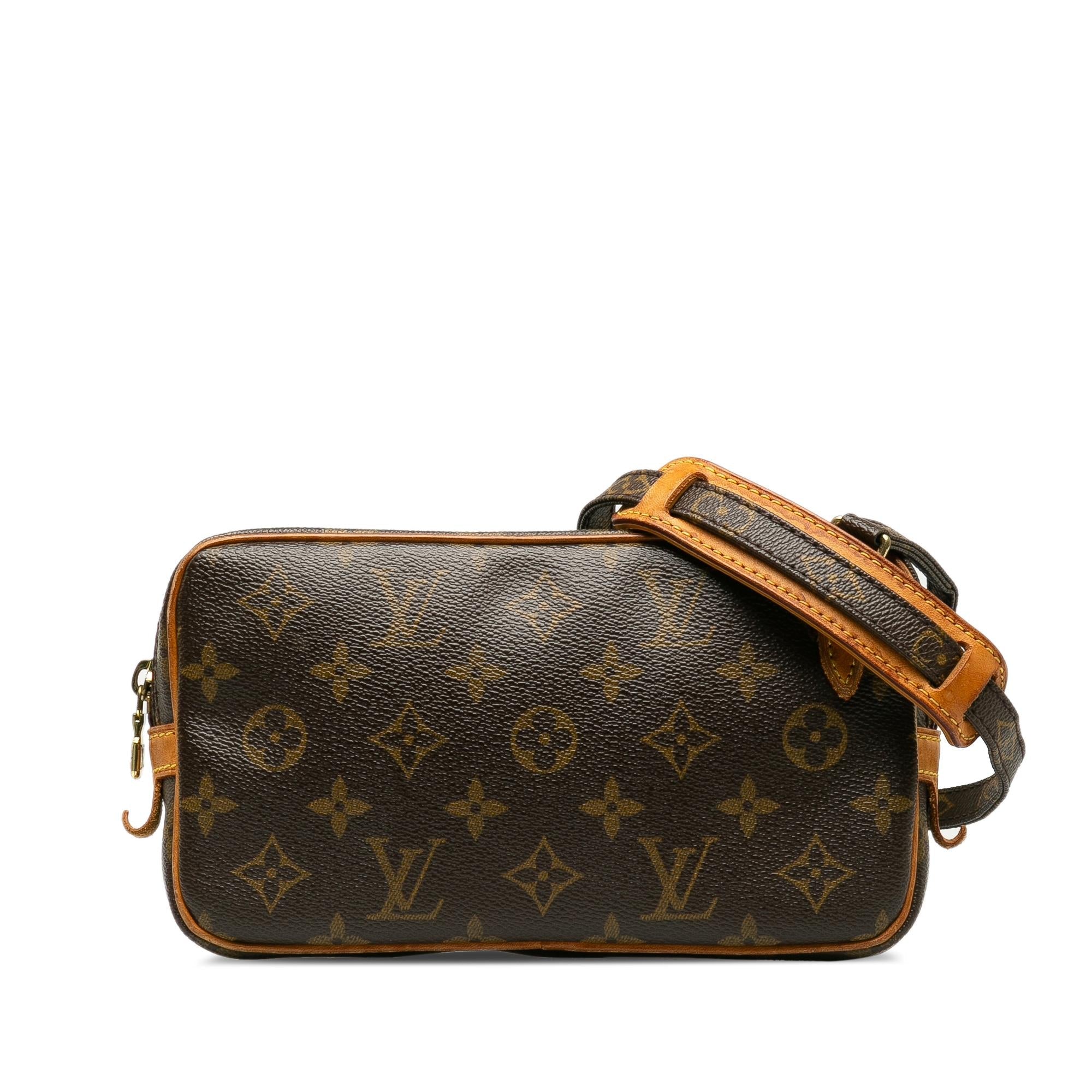 Louis Vuitton Monogram Pochette Marly Bandouliere (SHG-PJWALs)