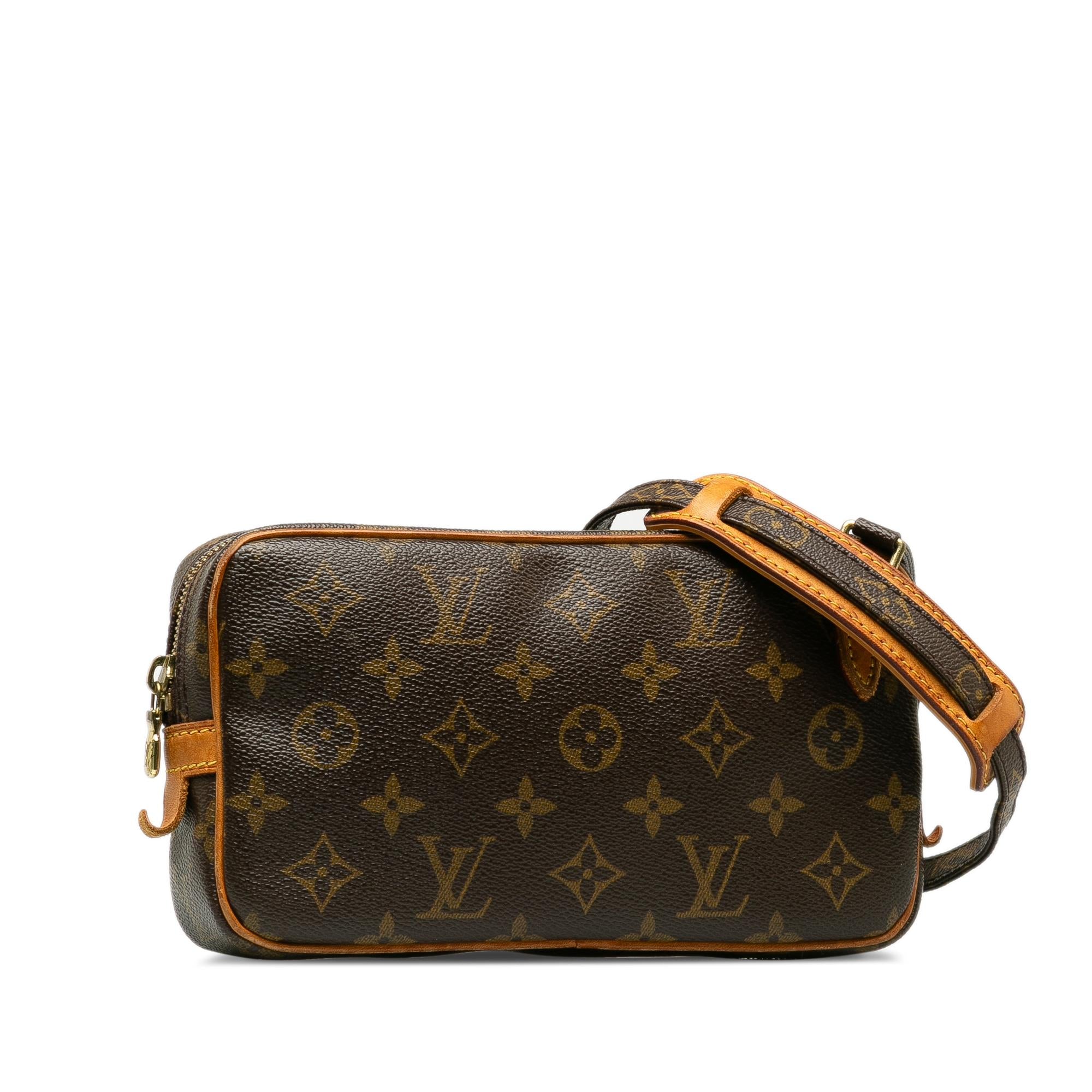 Louis Vuitton Monogram Pochette Marly Bandouliere (SHG-PJWALs)