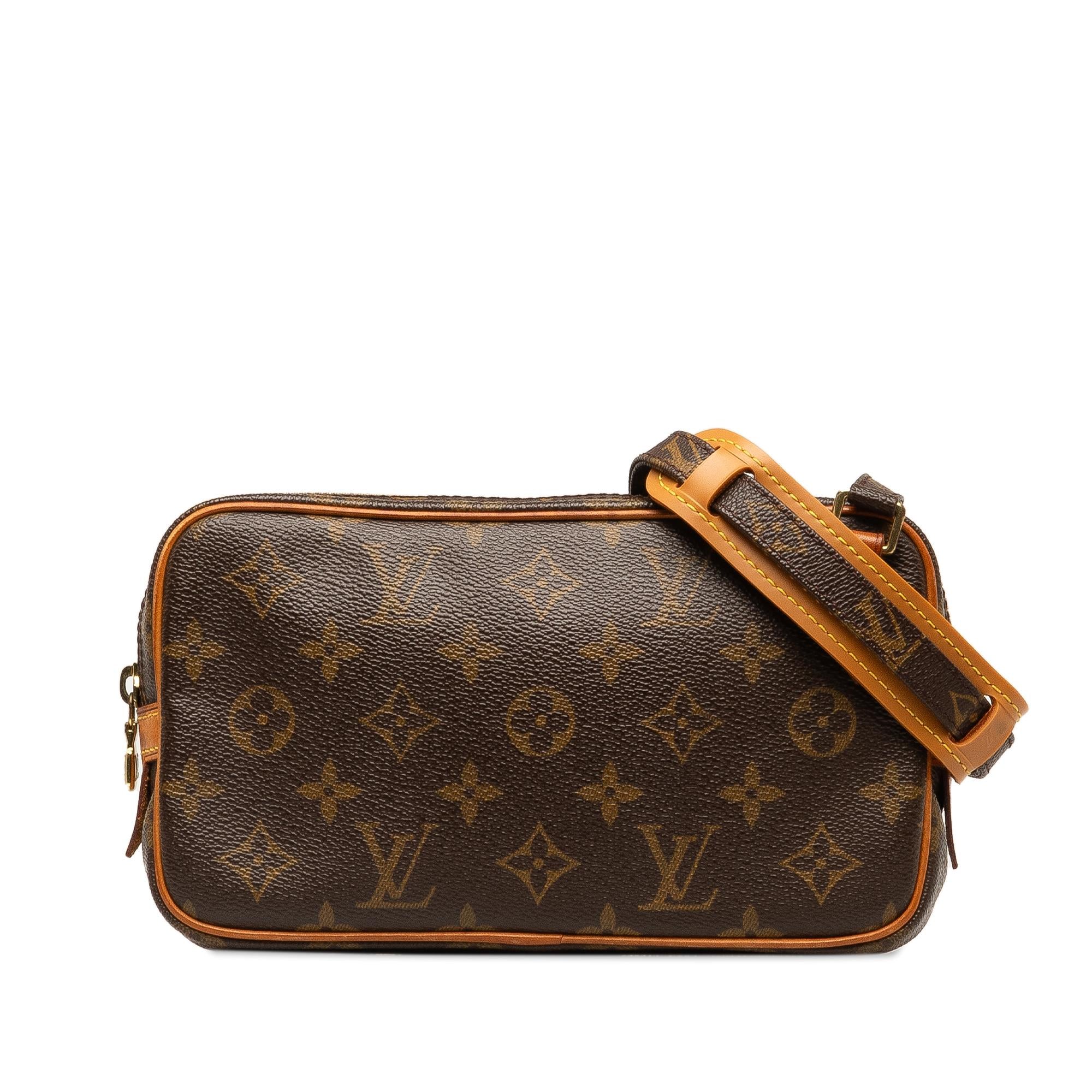 Louis Vuitton Monogram Pochette Marly Bandouliere (SHG-J0BLHI)