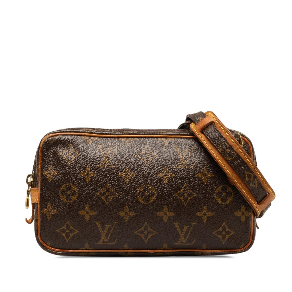 Louis Vuitton Monogram Pochette Marly Bandouliere (SHG-gxbvhA)