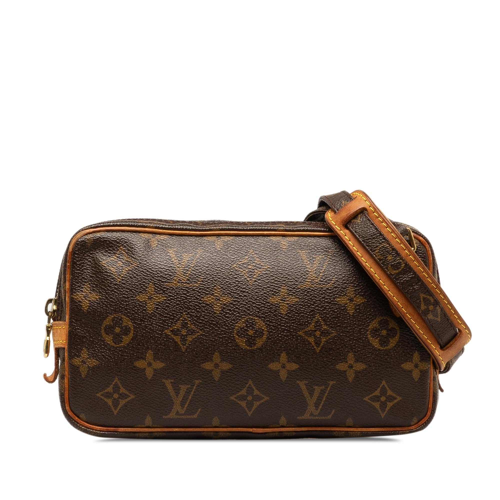 Louis Vuitton Monogram Pochette Marly Bandouliere (SHG-gxbvhA)