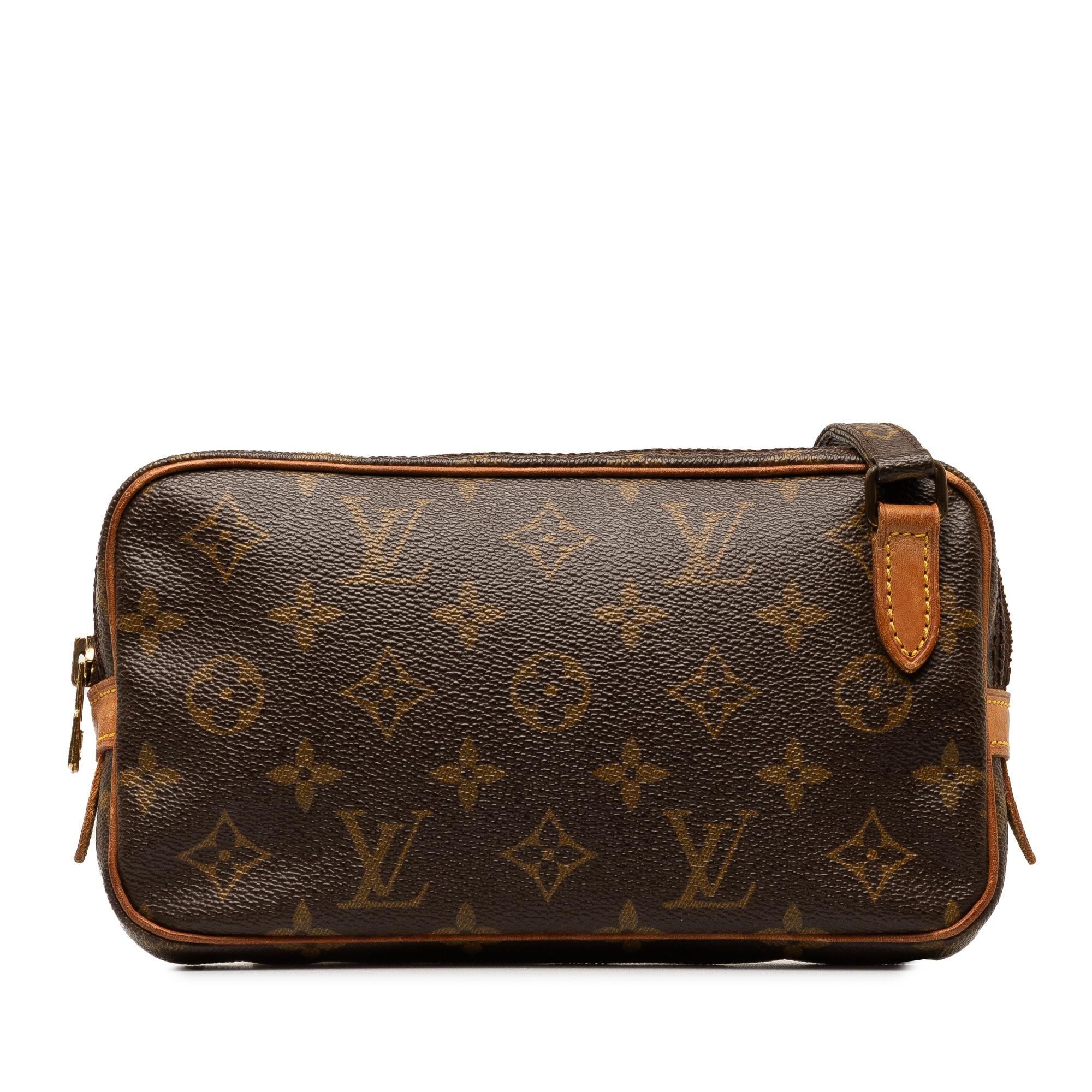 Louis Vuitton Monogram Pochette Marly Bandouliere (SHG-z3FMN2)