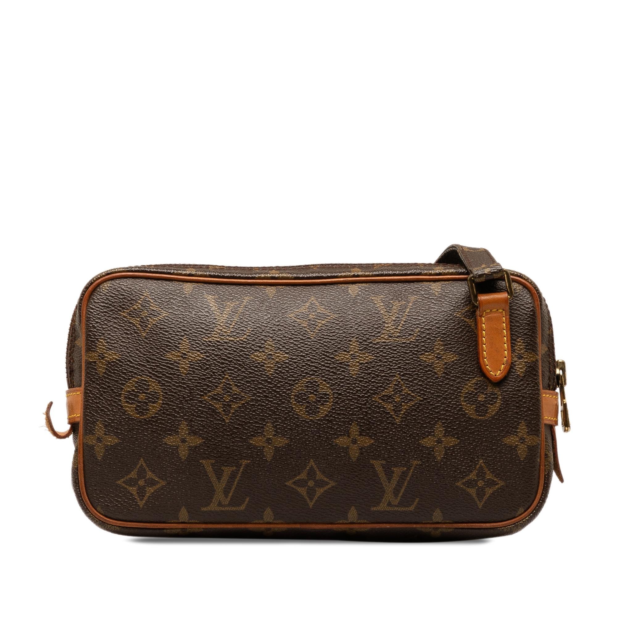 Louis Vuitton Monogram Pochette Marly Bandouliere (SHG-la1O0H)