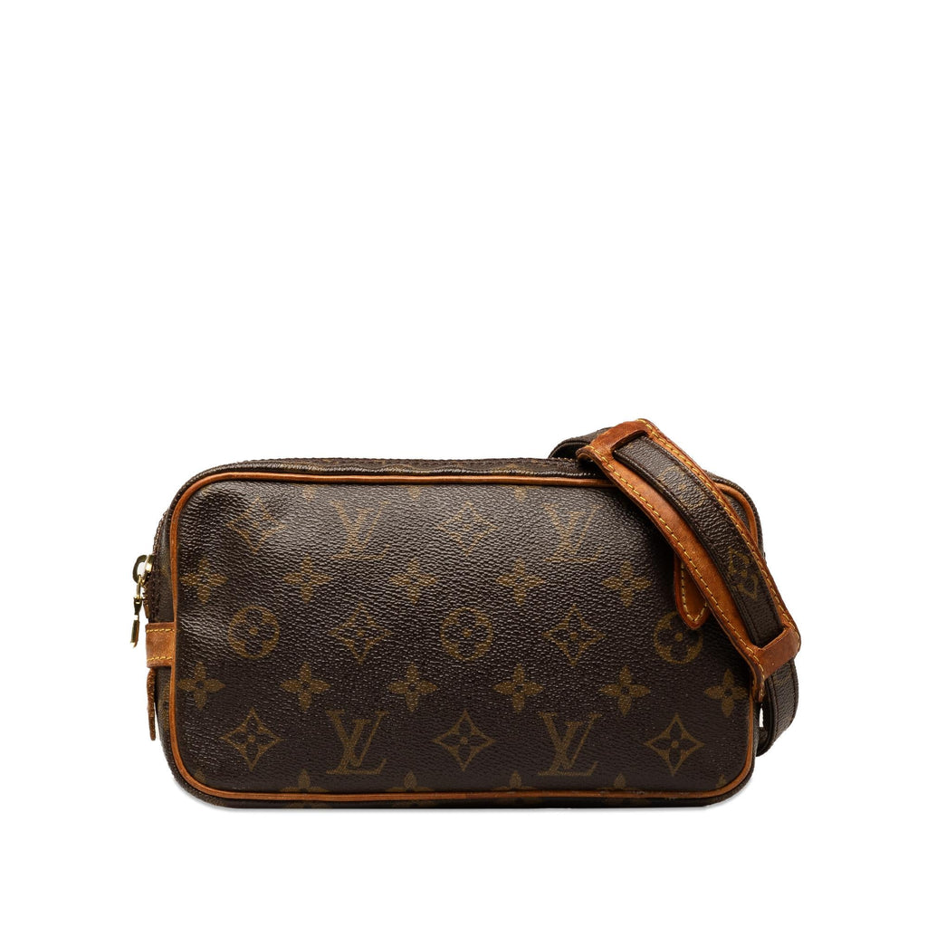 Louis Vuitton Monogram Pochette Marly Bandouliere (SHG-sDnwO5)