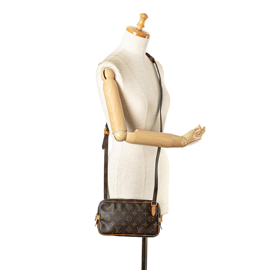 Louis Vuitton Monogram Pochette Marly Bandouliere (SHG-a081dv)