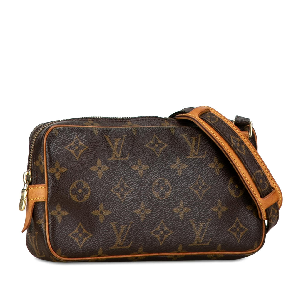 Louis Vuitton Monogram Pochette Marly Bandouliere (SHG-a081dv)