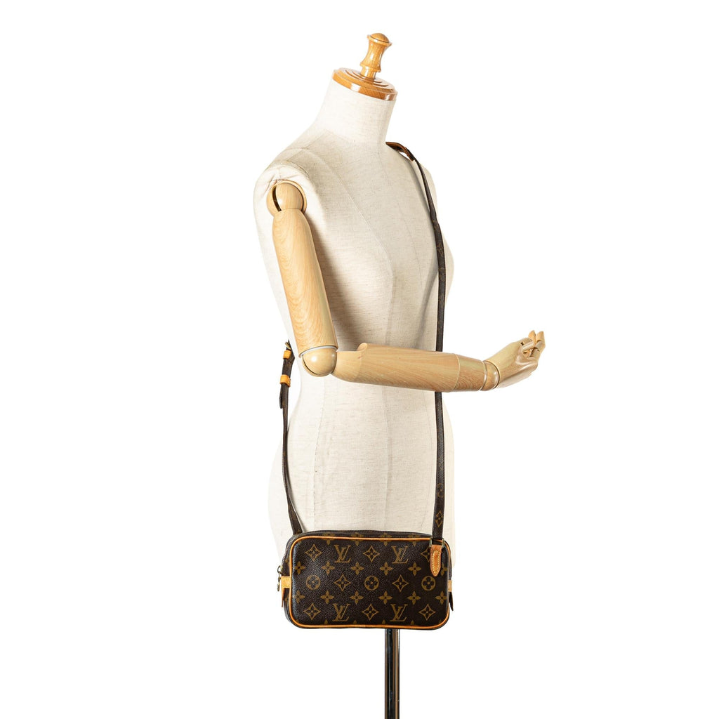 Louis Vuitton Monogram Pochette Marly Bandouliere (SHG-kyZV0H)
