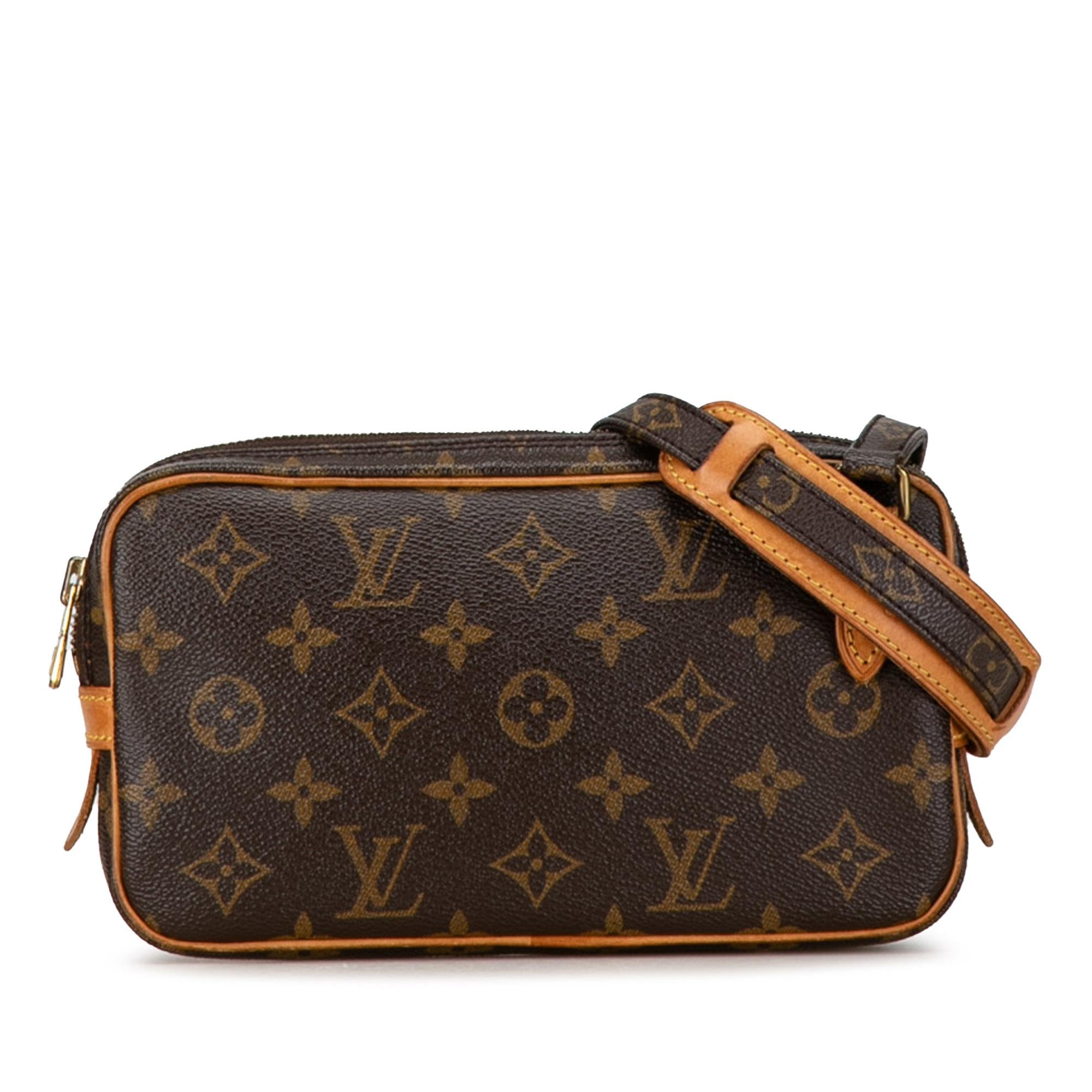 Louis Vuitton Monogram Pochette Marly Bandouliere (SHG-OlIcJT)