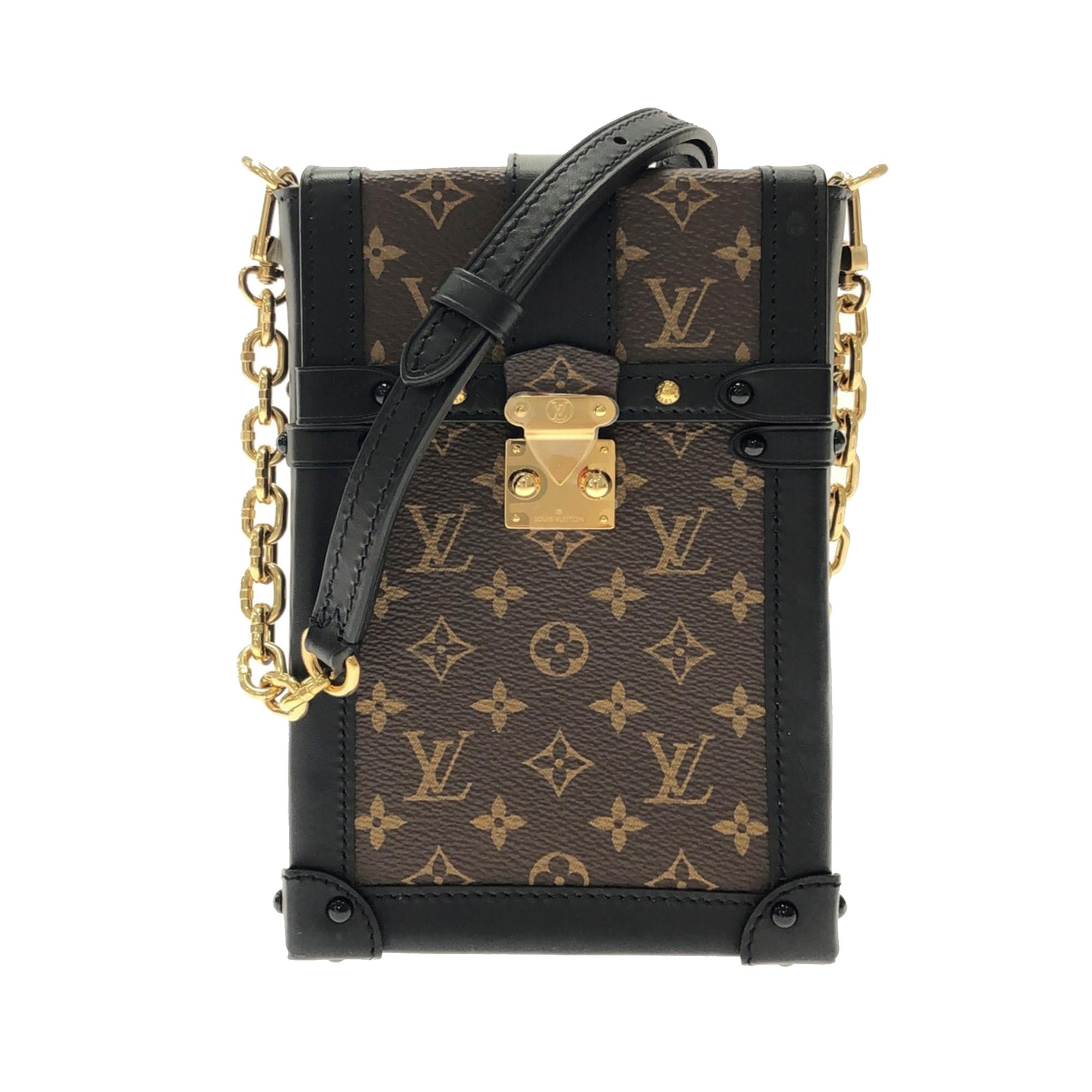 Louis Vuitton Monogram Pochette Trunk Verticale (SHG-JFwpe9)