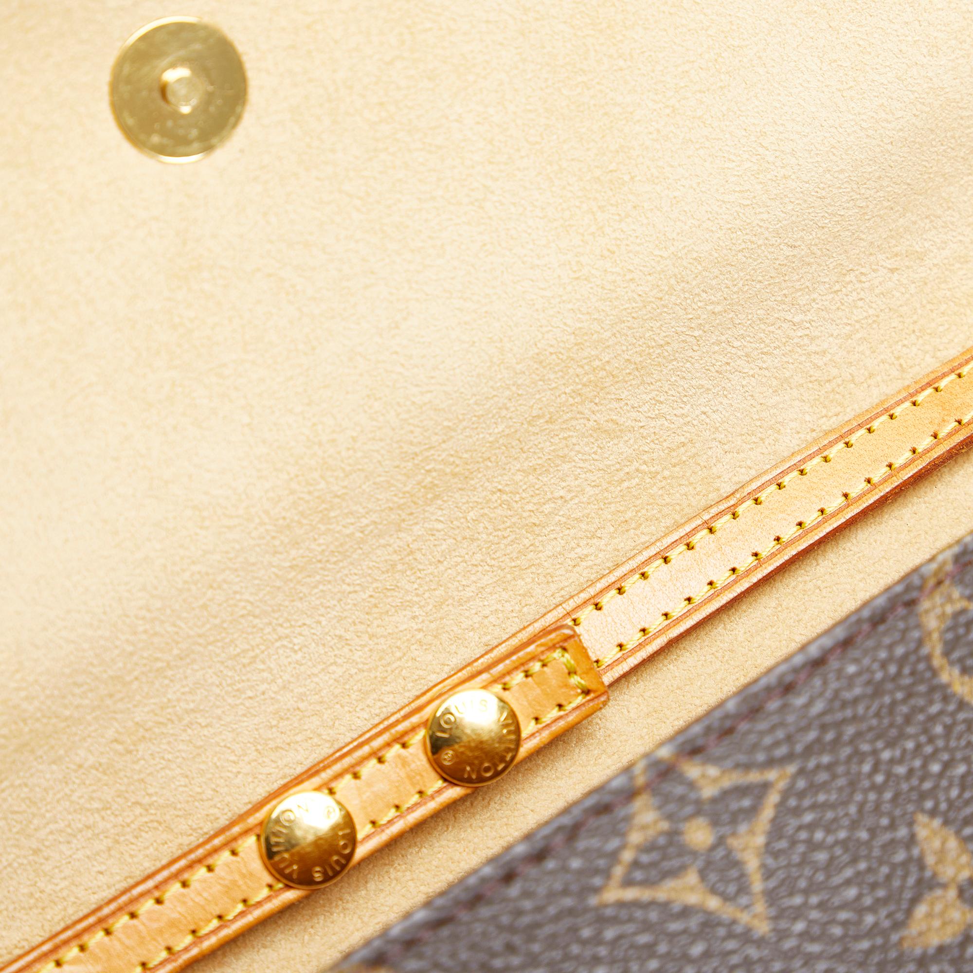 Louis Vuitton Monogram Pochette Twin GM (SHG-YOEP3V)