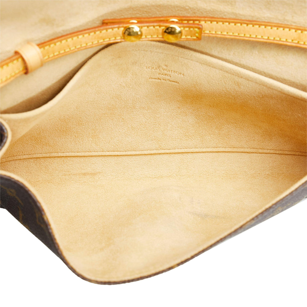 Louis Vuitton Monogram Pochette Twin GM (SHG-YOEP3V)